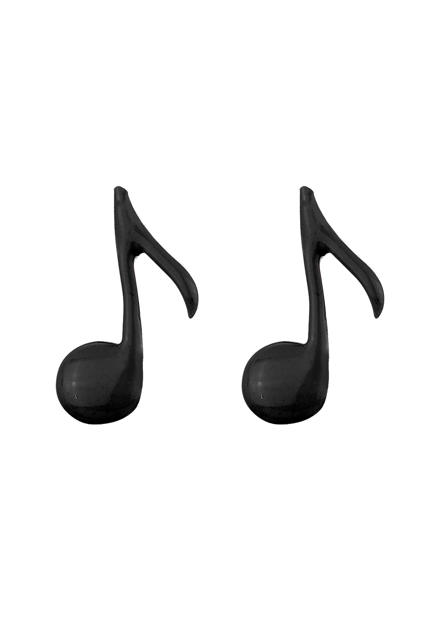 Elli Paar Ohrstecker »Ohrringe Note Musiker Musik Musiknote Emaille Silber«