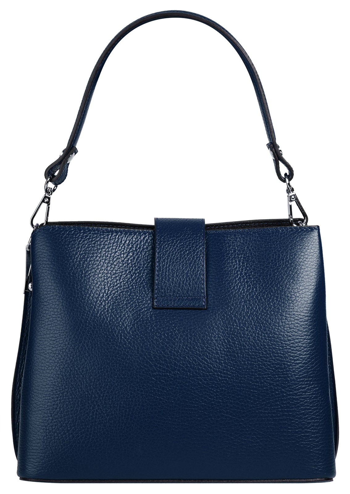 Cluty Umhängetasche, echt Leder, Made in Italy