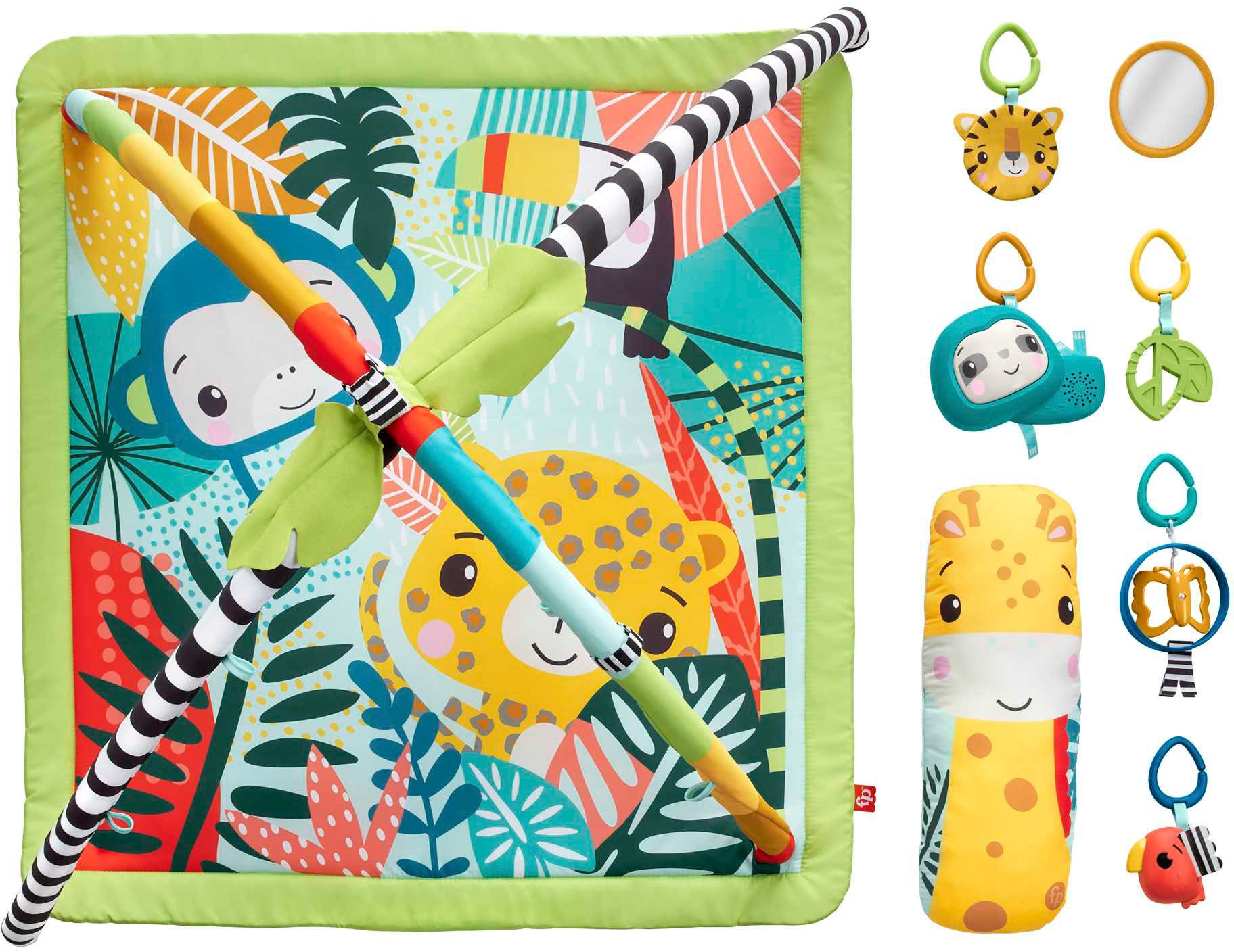 Fisher-Price® Spielbogen »Rainforest«, inklusive Erlebnisdecke