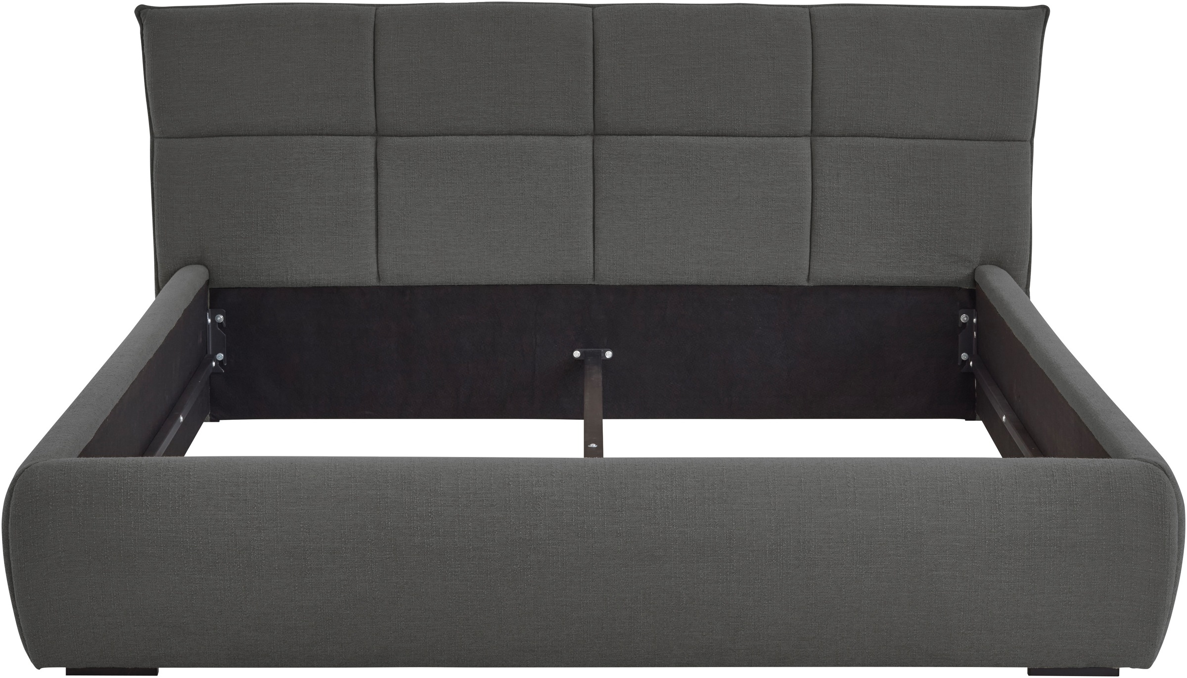 ATLANTIC home collection Polsterbett »Narin in verschiedenen Größen« Polsterbett, Bezug mit Bouclé Charakter