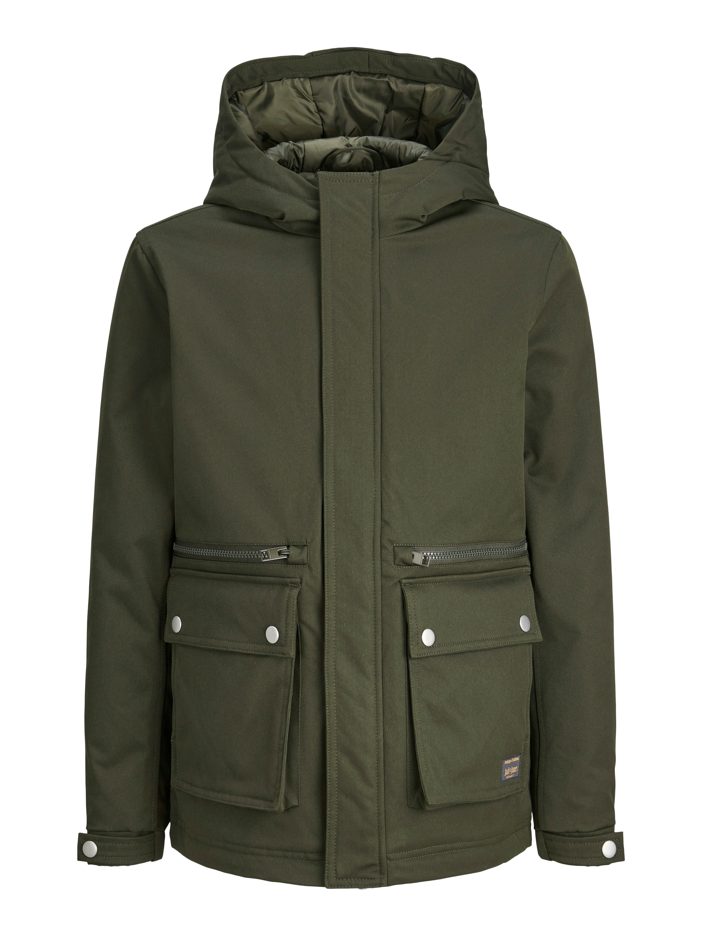 Jack & Jones Junior Parka »JJEWOLF PARKA JACKET SN JNR« mit Kapuze Kunstfaser, normal geschnitten