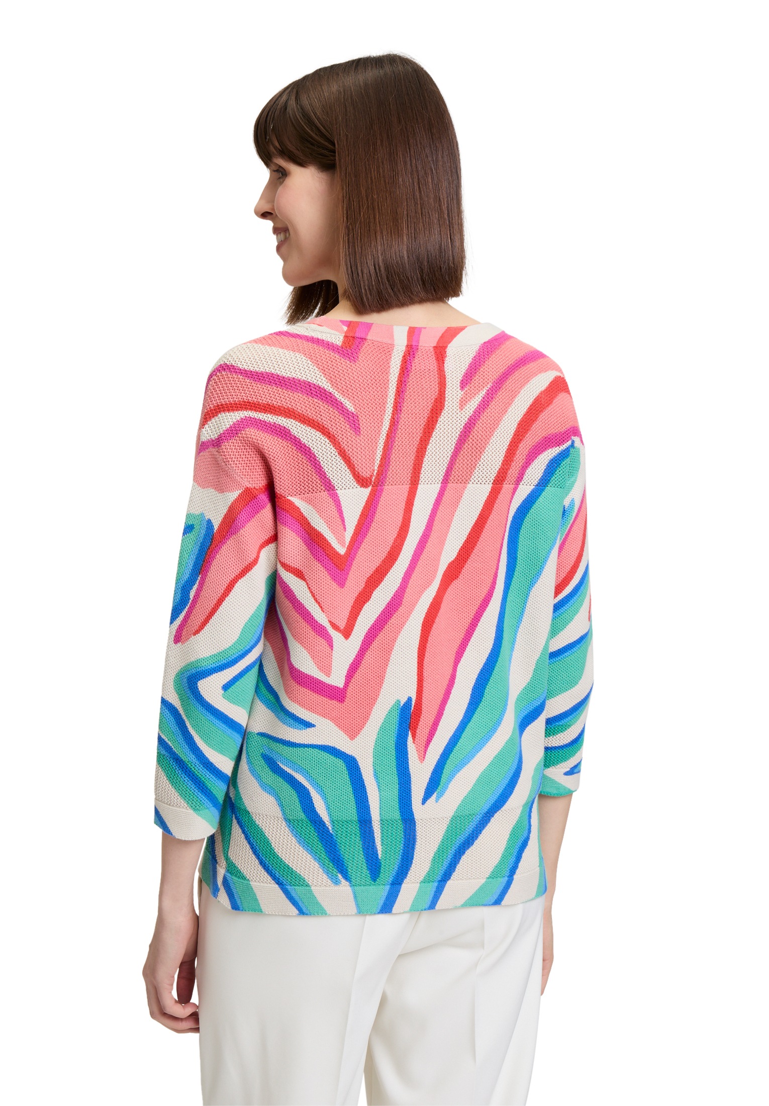 Betty Barclay Rundhalspullover »Feinstrickpullover mit Print«