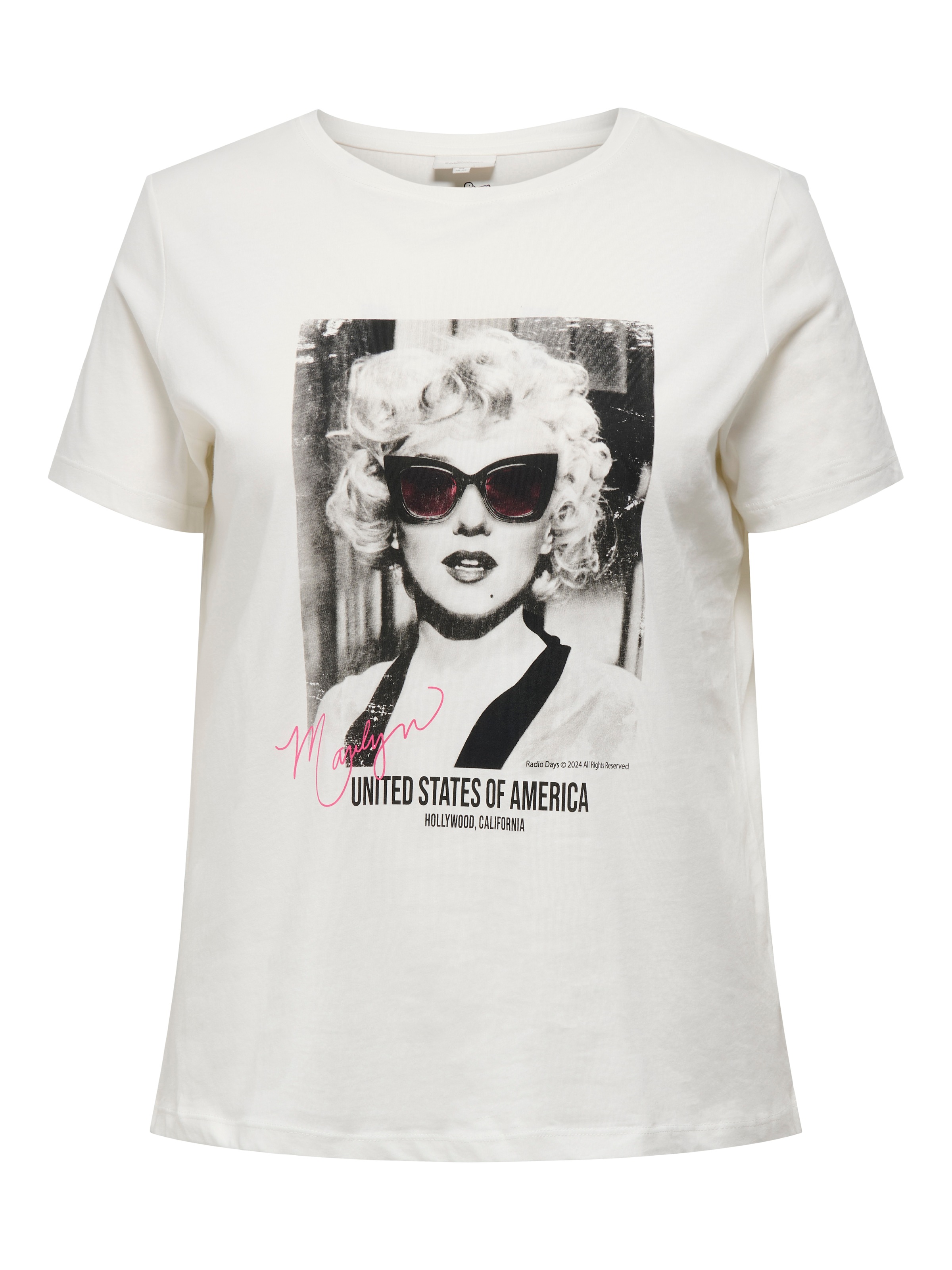 ONLY CARMAKOMA Kurzarmshirt »CARNEWMARILYN SS REG TEE LCS JRS«