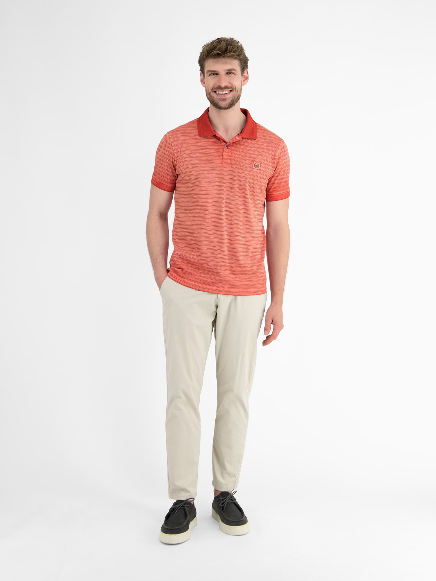 LERROS Poloshirt »Gestreiftes Poloshirt für Herren«