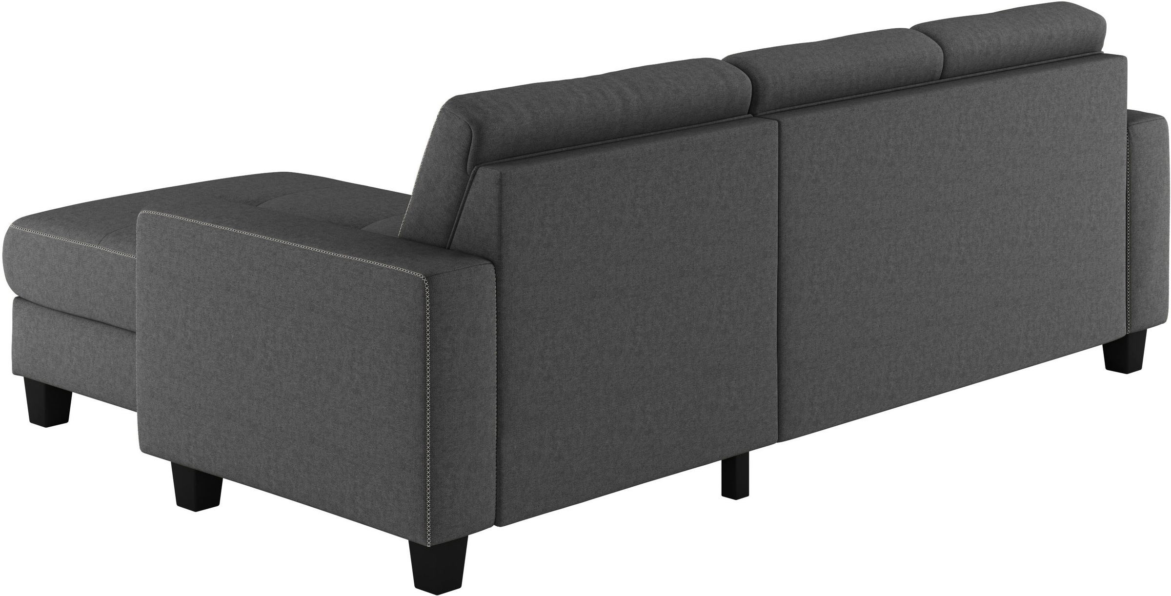 PLACES OF STYLE Ecksofa »Varese« wahlweise mit Bettfunktion und Bettkasten