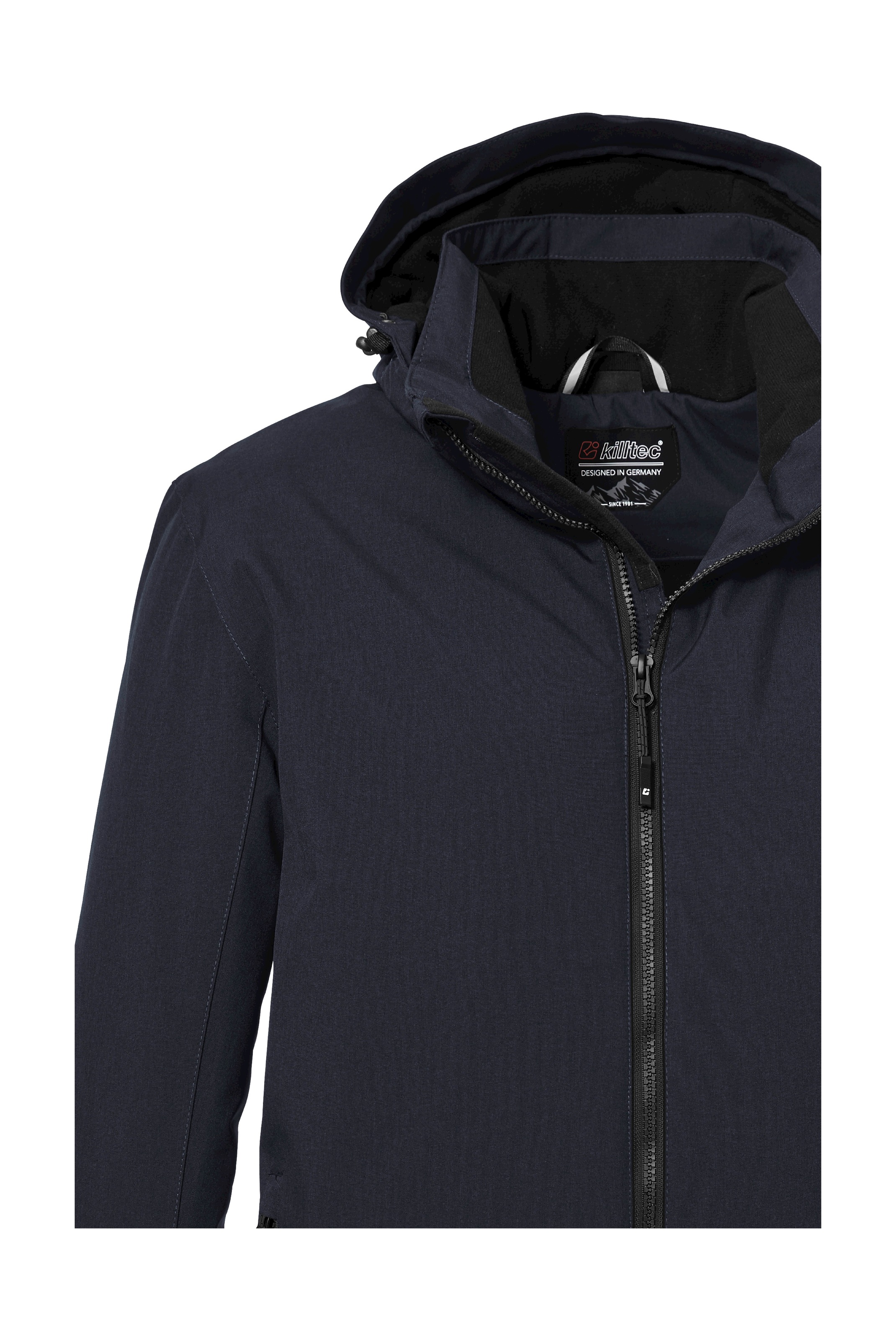 Killtec Outdoorjacke »KOW 22 MN JCKT«, Wasserdichte, atmungsaktive Jacke mit abnehmbarer Kapuze und Taschen