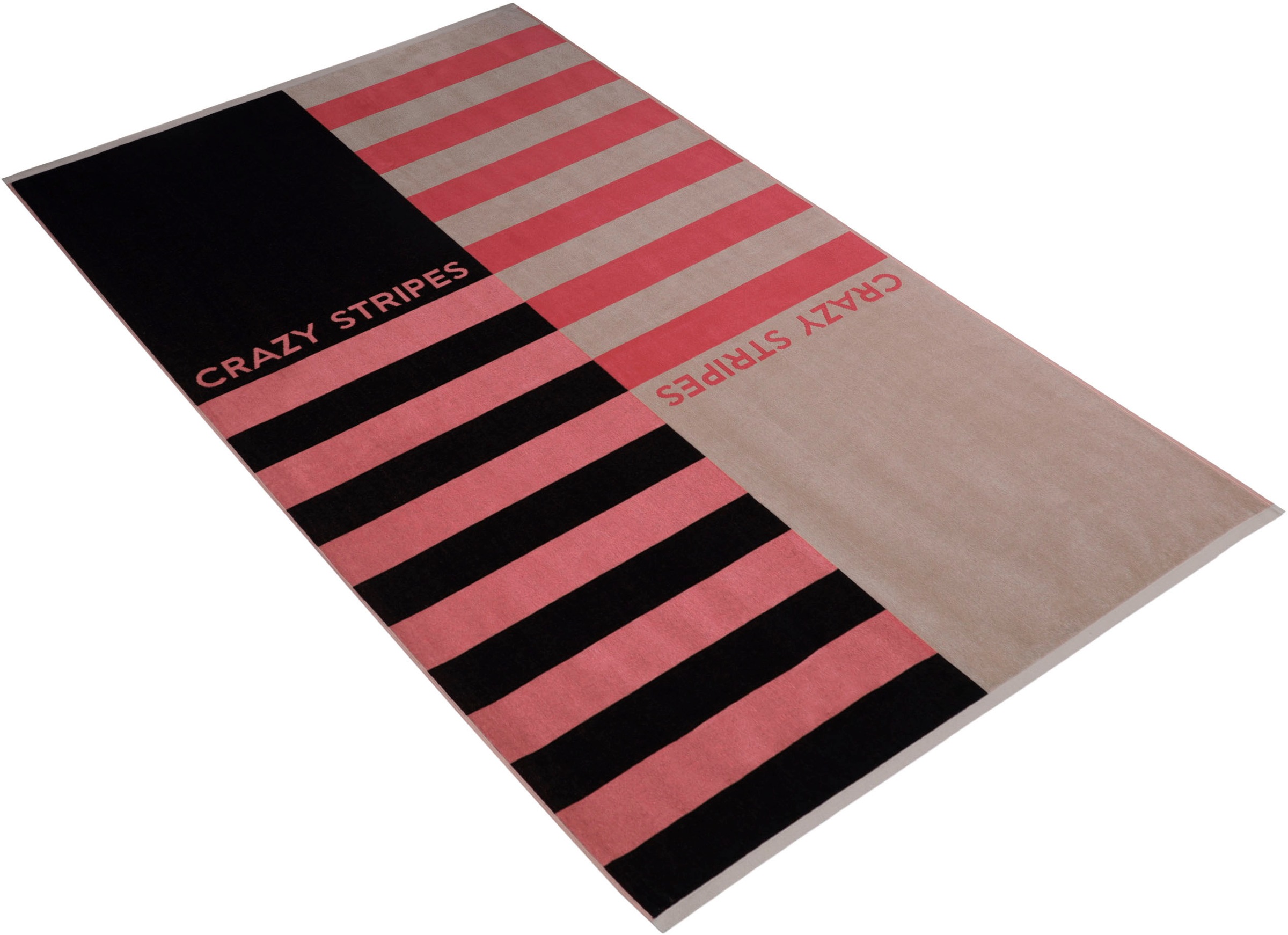 Vossen Strandtuch »Crazy Stripes«, (1 St.)