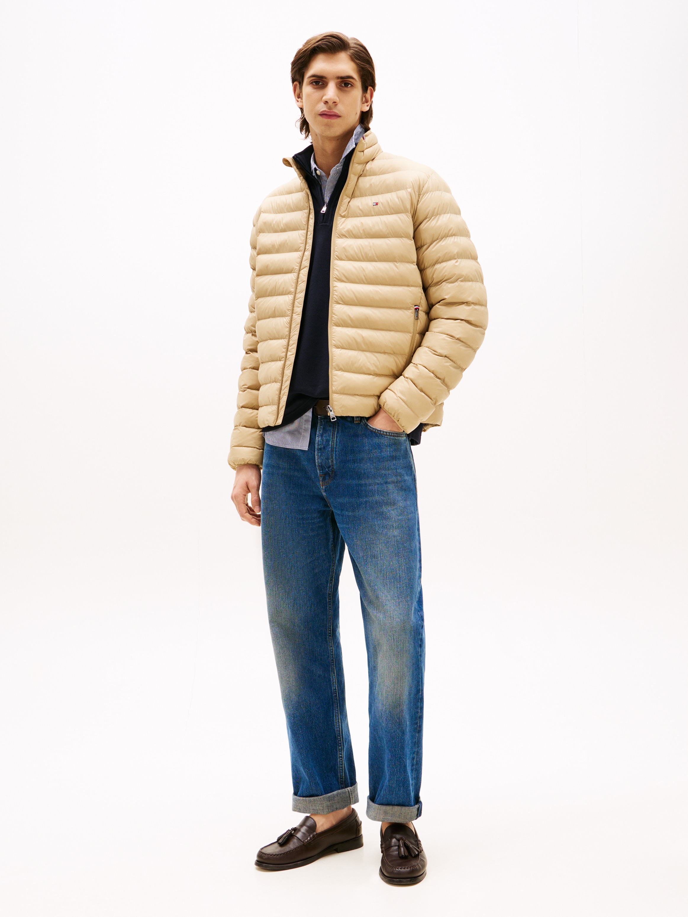 Tommy Hilfiger Steppjacke »PACKABLE RECYCLED JACKET«, mit Logostickerei