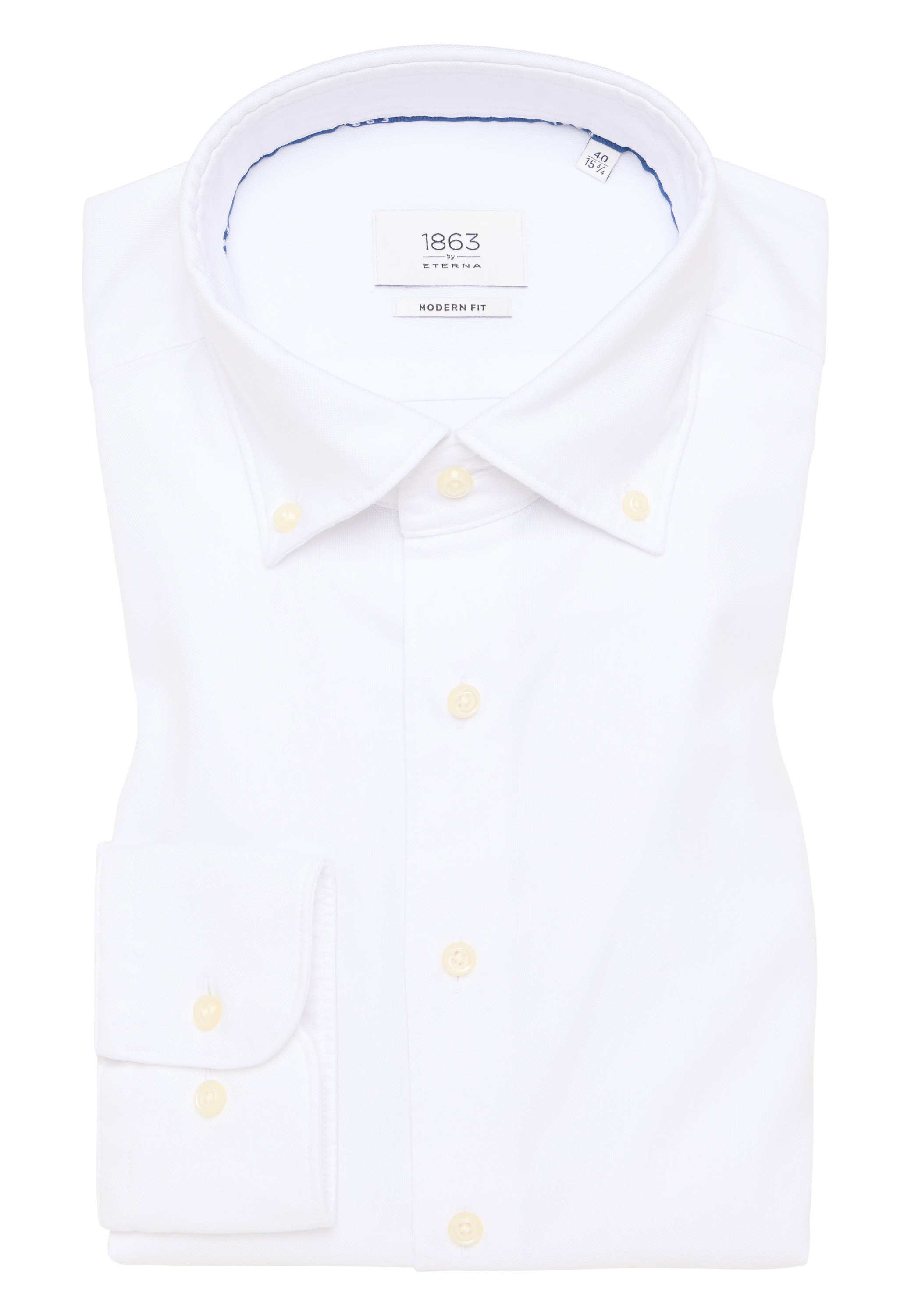Eterna Langarmhemd »MODERN FIT«, EASY IRON (bügelleicht)