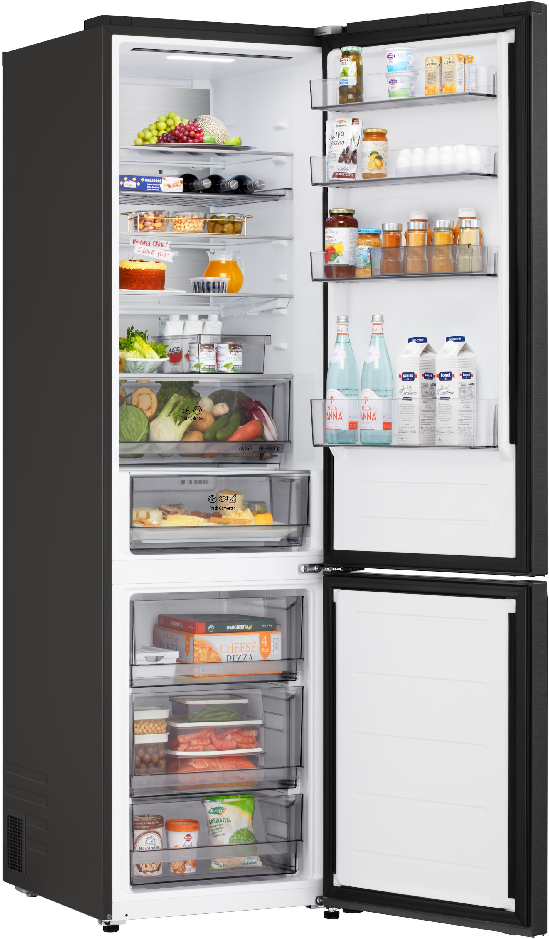 LG Kühl-/Gefrierkombination Serie 5 »GBBS525CEV« 203 cm hoch 59,7 cm breit Total No Frost, ThinQ mit AI Fresh & Saving Mode