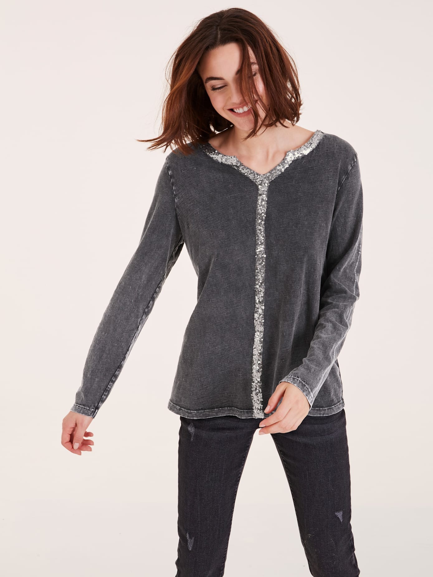 heine Langarmshirt »Shirt«, (1 tlg.)