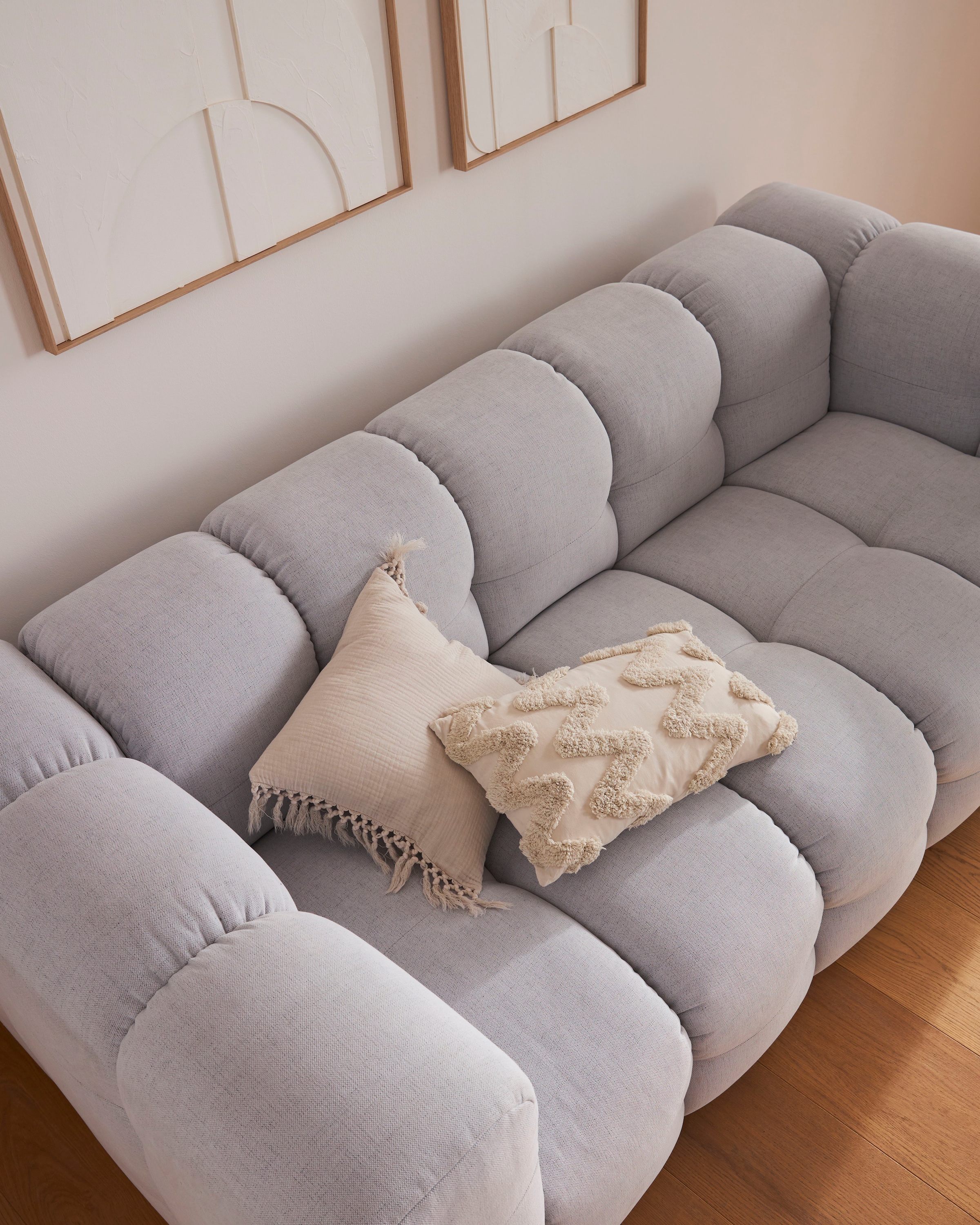LeGer Home by Lena Gercke 3-Sitzer »TALISHA«, moderne Steppung, hoher Sitzkomfort