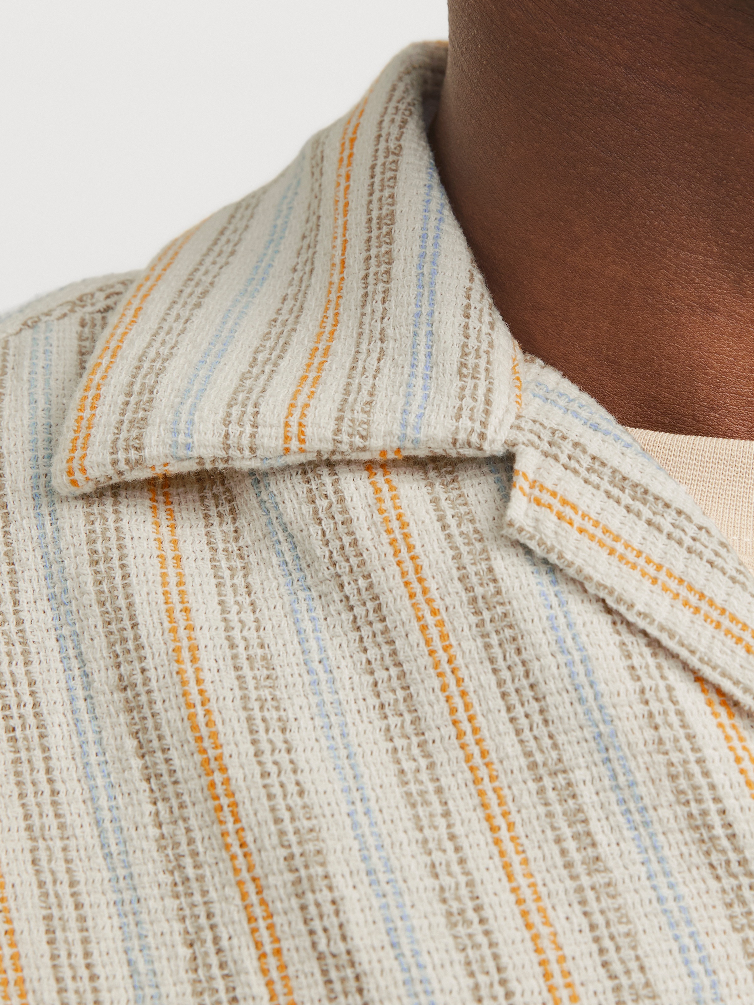 Jack & Jones Kurzarmhemd »JORCOBA STRIPE RESORT SHIRT SS SN«