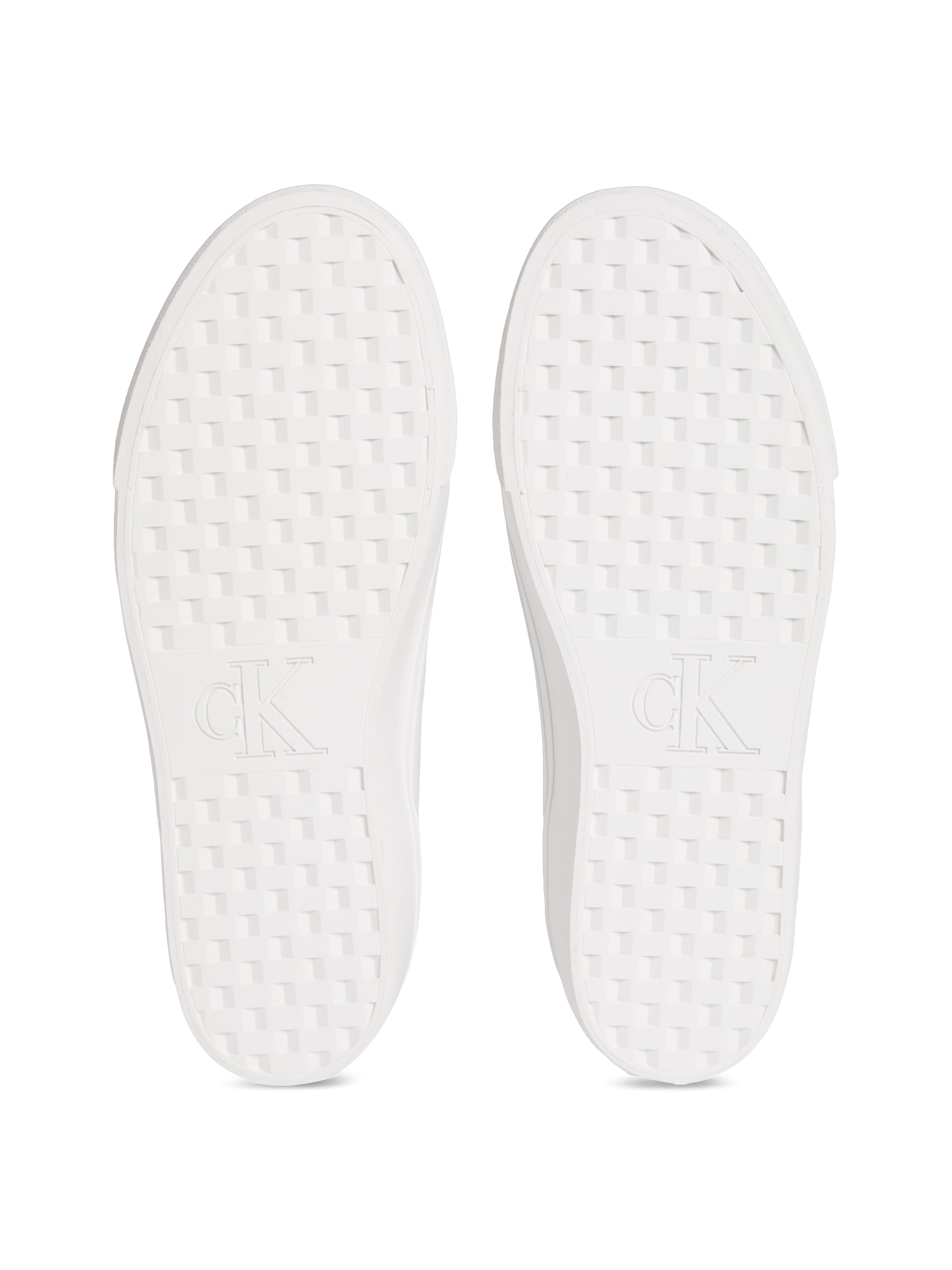 Calvin Klein Jeans Plateausneaker »VULC FLATF LTH LOGO TAG«, Schnürschuh, Halbschuh, Freizeitsneaker mit softem Schaftrand
