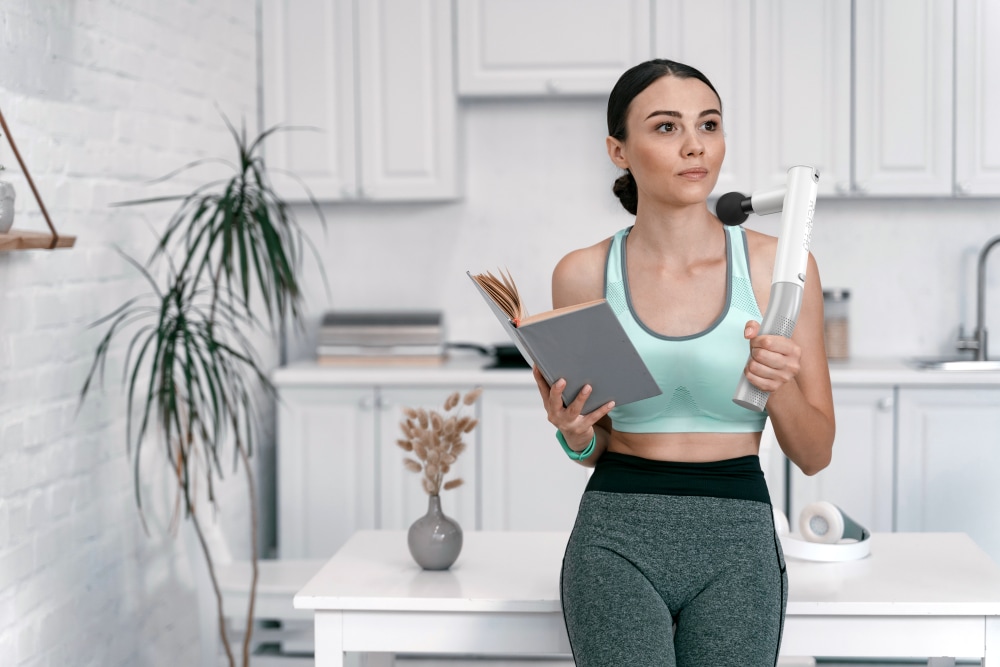 Renpho Massagegerät »Extend Massage Pistole«, Leistungsstarkes Handmassagegerät für das Tiefengewebe