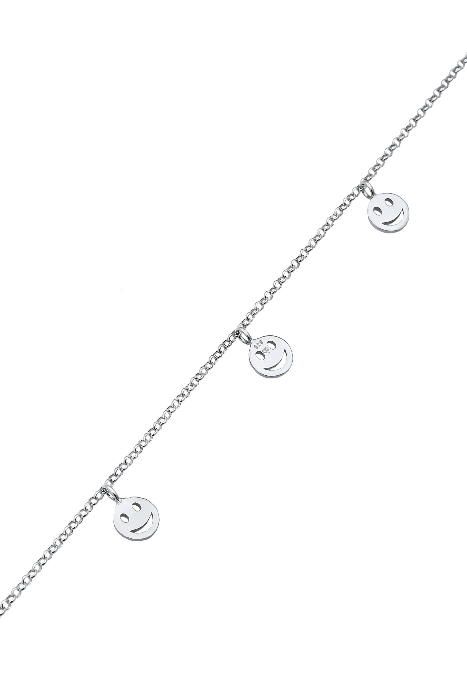Elli Choker »Halskette Choker Kette Basic Smiling 925 Silber«