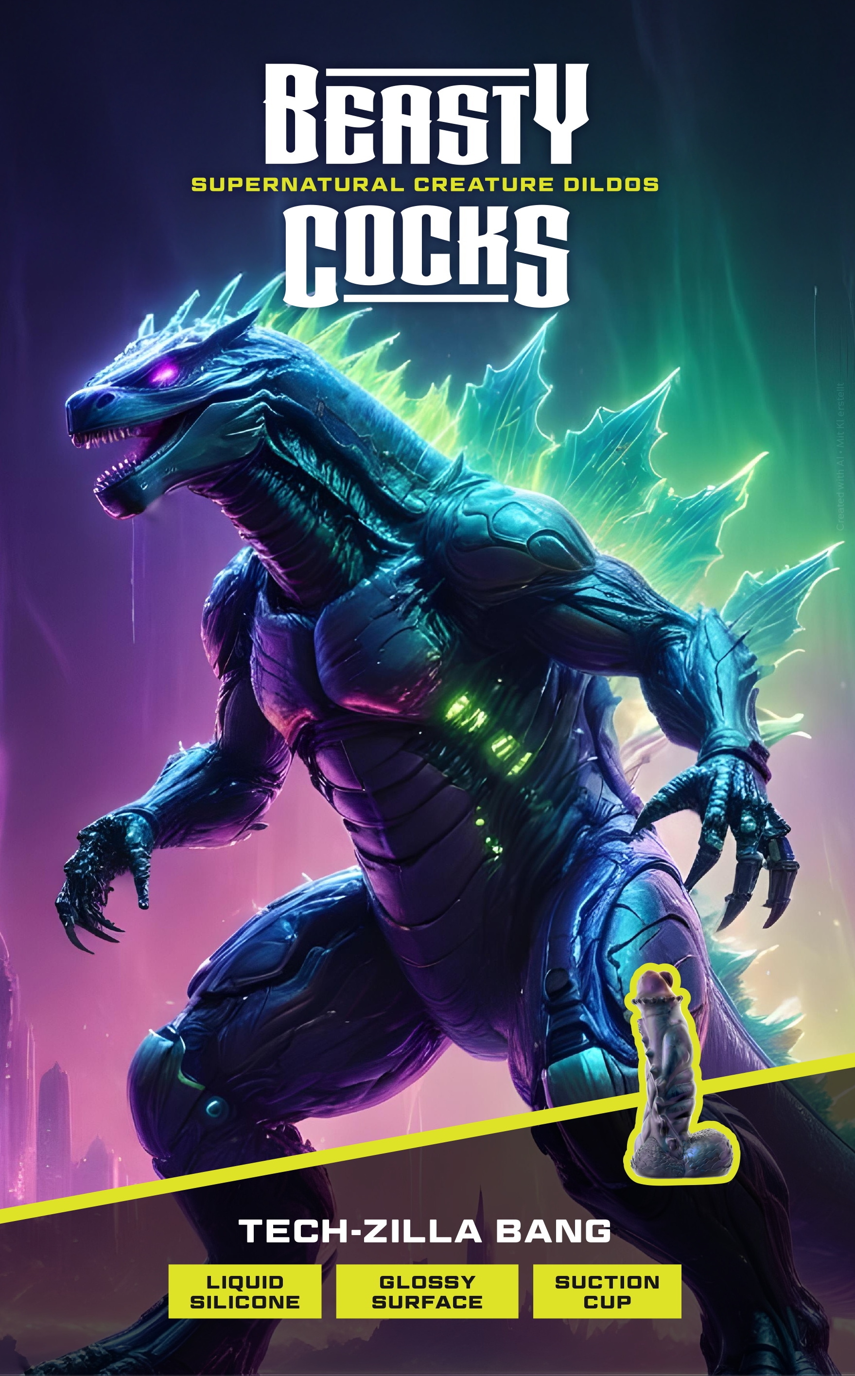You2Toys Dildo »Dildo Tech-Zilla Bang«