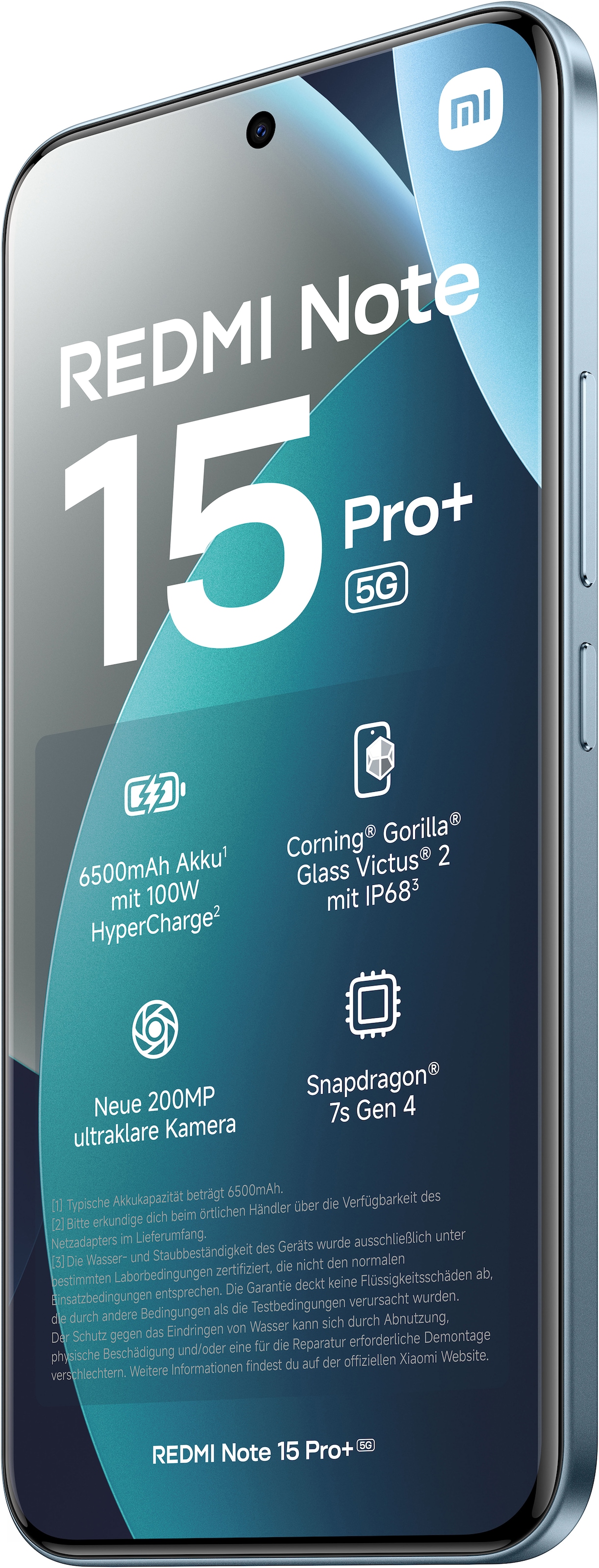 Xiaomi Smartphone »Redmi Note 15 Pro+ 5G 8+256« Glacier Blue