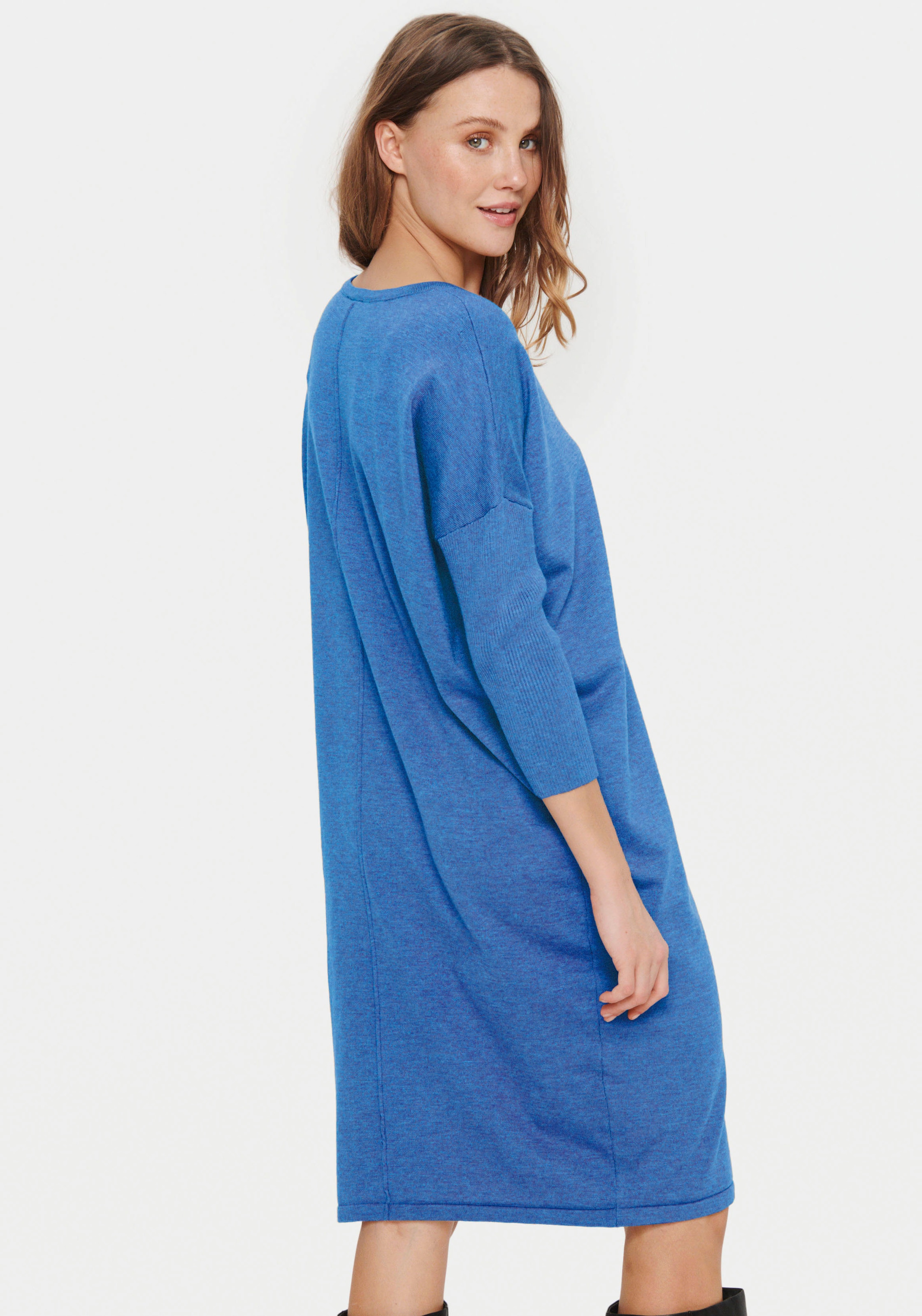 Saint Tropez Strickkleid »MilaSZ R-N Dress«, mit 3/4 Ärmel
