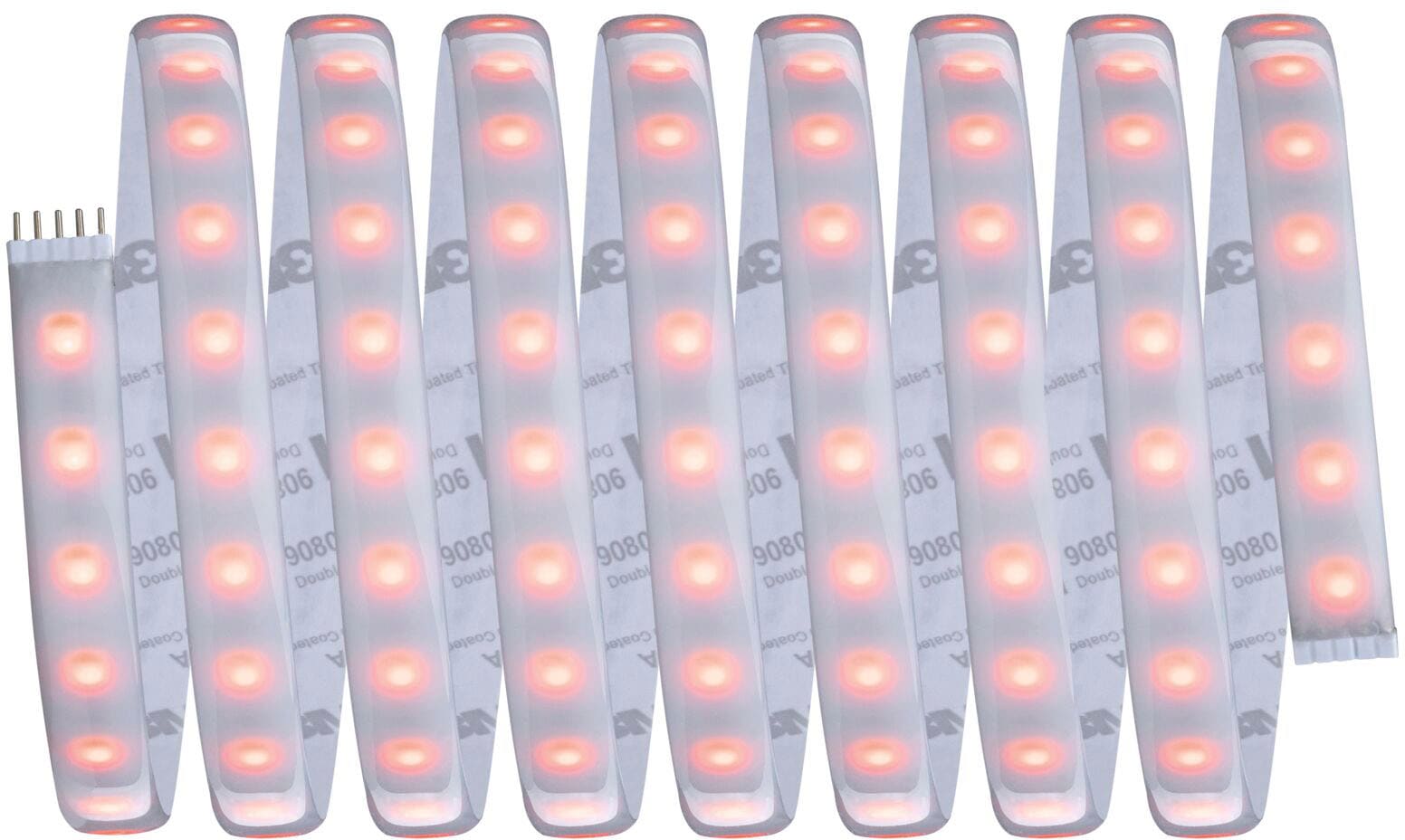 Paulmann LED-Streifen »MaxLED 1000 Basisset 3m RGBW IP44 Cover 3000K 33W 230/24V 75VA Silber«, 1 St.-flammig, RGBW