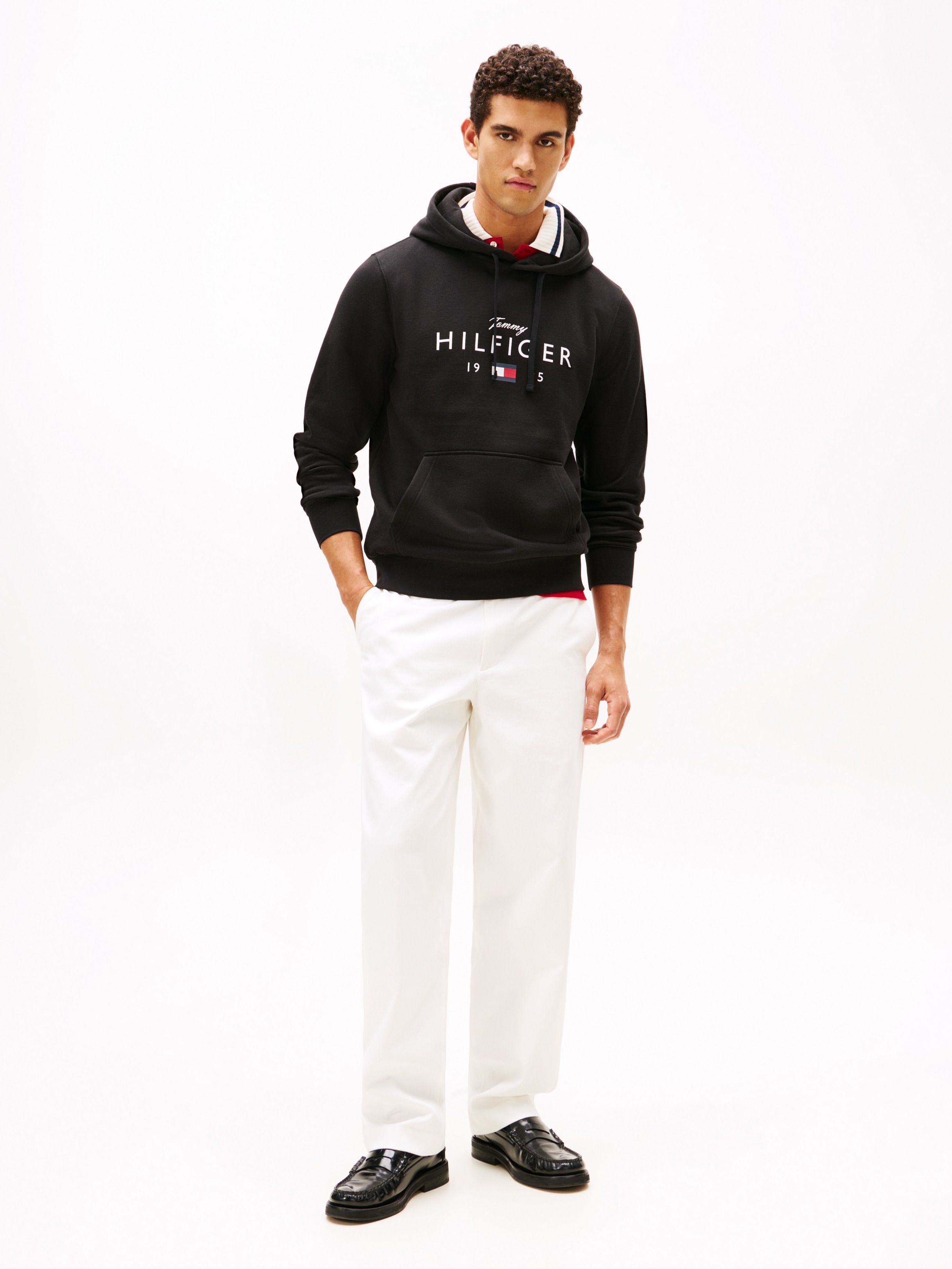 Tommy Hilfiger Hoodie »BRAND LOVE BIG HILFIGER«, mit Logo-Grafik, normale Passform
