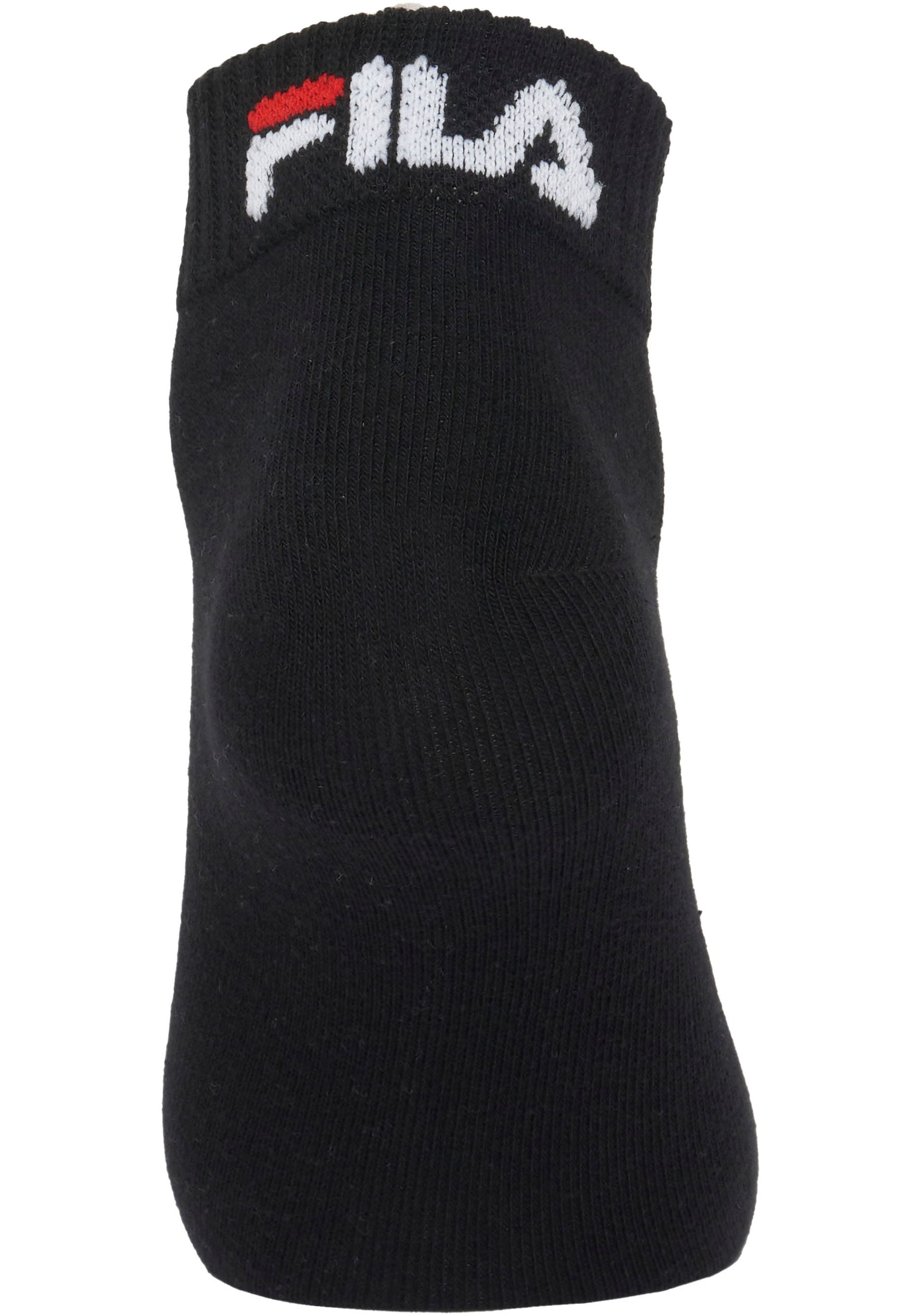 Fila Kurzsocken »UNISEX INVISIBLE PLAIN SOCKS«, (6 Paar), Baumwollmischung, Rippenbündchen, flache Zehennaht