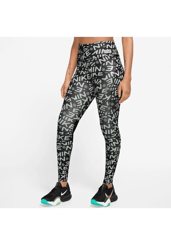 Nike Trainingstights »Dri-FIT Fast Women's Mid-Rise Allover Print Leggings« kaufen