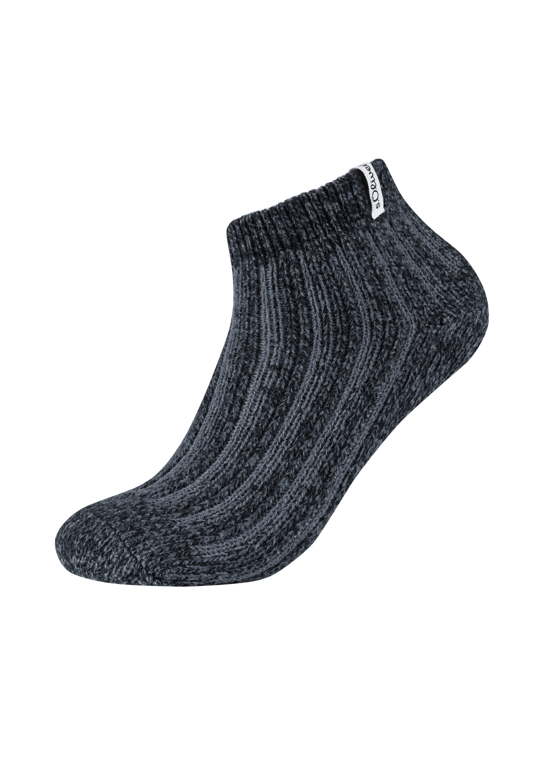 s.Oliver Sneakersocken »warm & cozy« 4 Paar tlg. mit elastischem Bund