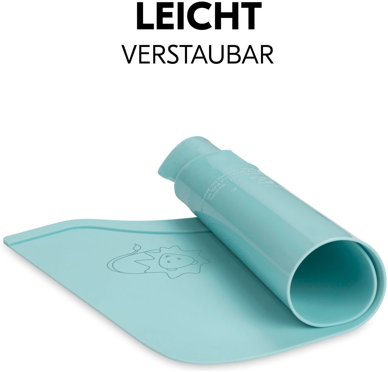 Hauck Platzset »Highchair Wooden Tray Mat, Lion Mint«, für Hochstuhl-Essbretter