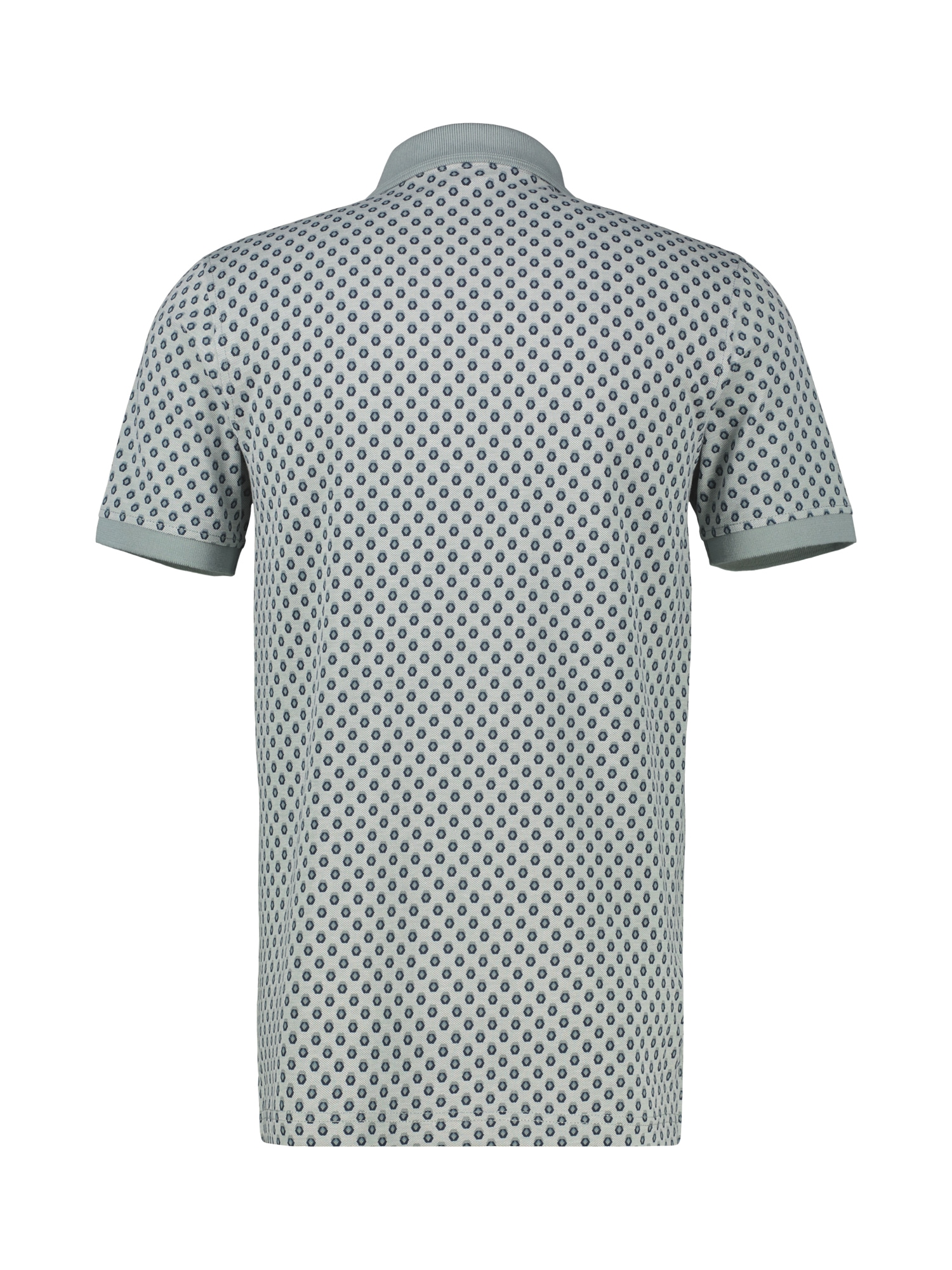 LERROS Poloshirt »Poloshirt in 2-Tone-Optik und All-over-Print«
