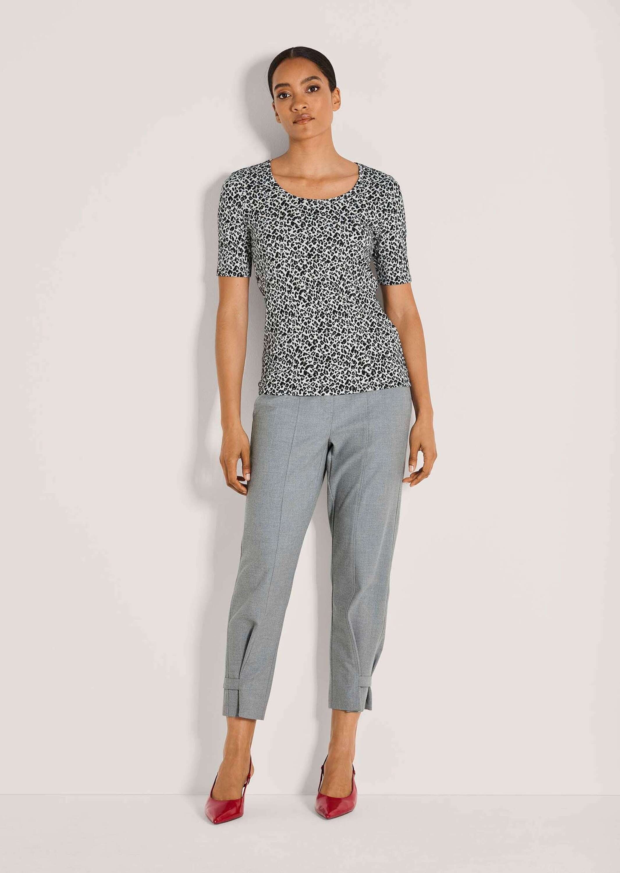 MADELEINE Kurzarmshirt »Shirt Halbarmshirt mit Animal-Print«