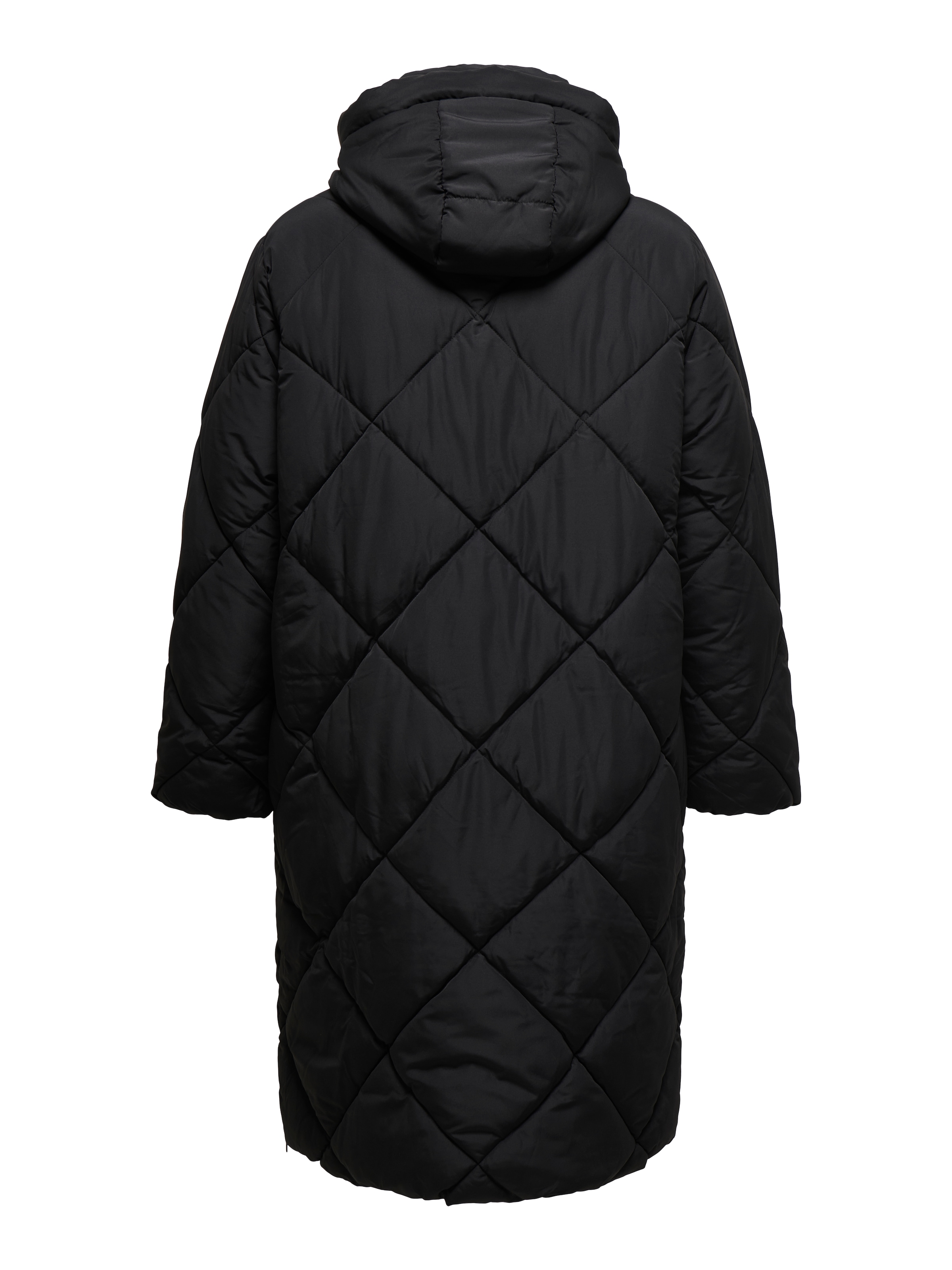 ONLY CARMAKOMA Steppmantel »CARMAGGI LONG HOOD PUFFER OTW« Kunstfaser