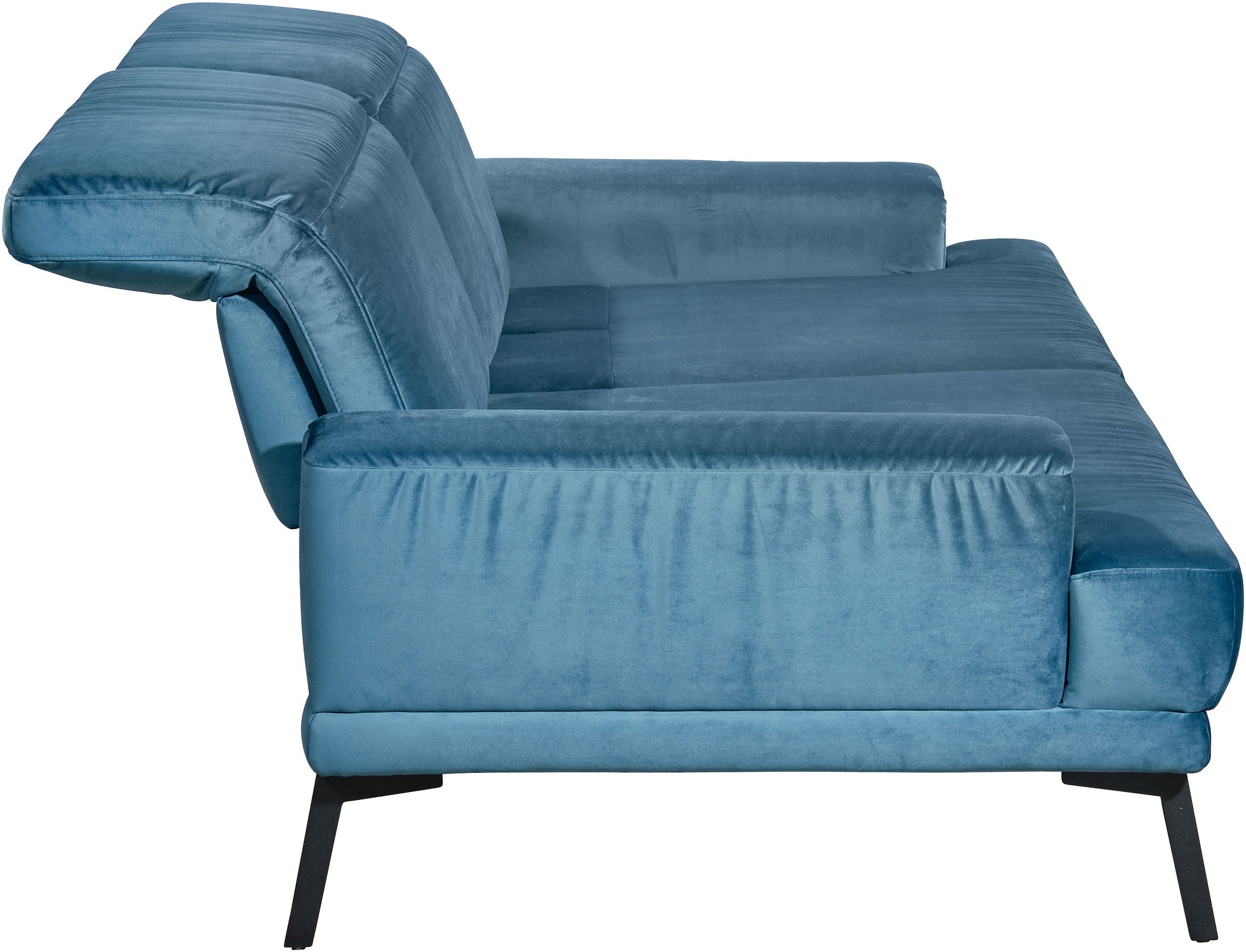 Musterring 2-Sitzer »MR 4580« inkl. Kopf- und Sitztiefenverstellung, Fuß schwarz, B198 x T103 cm