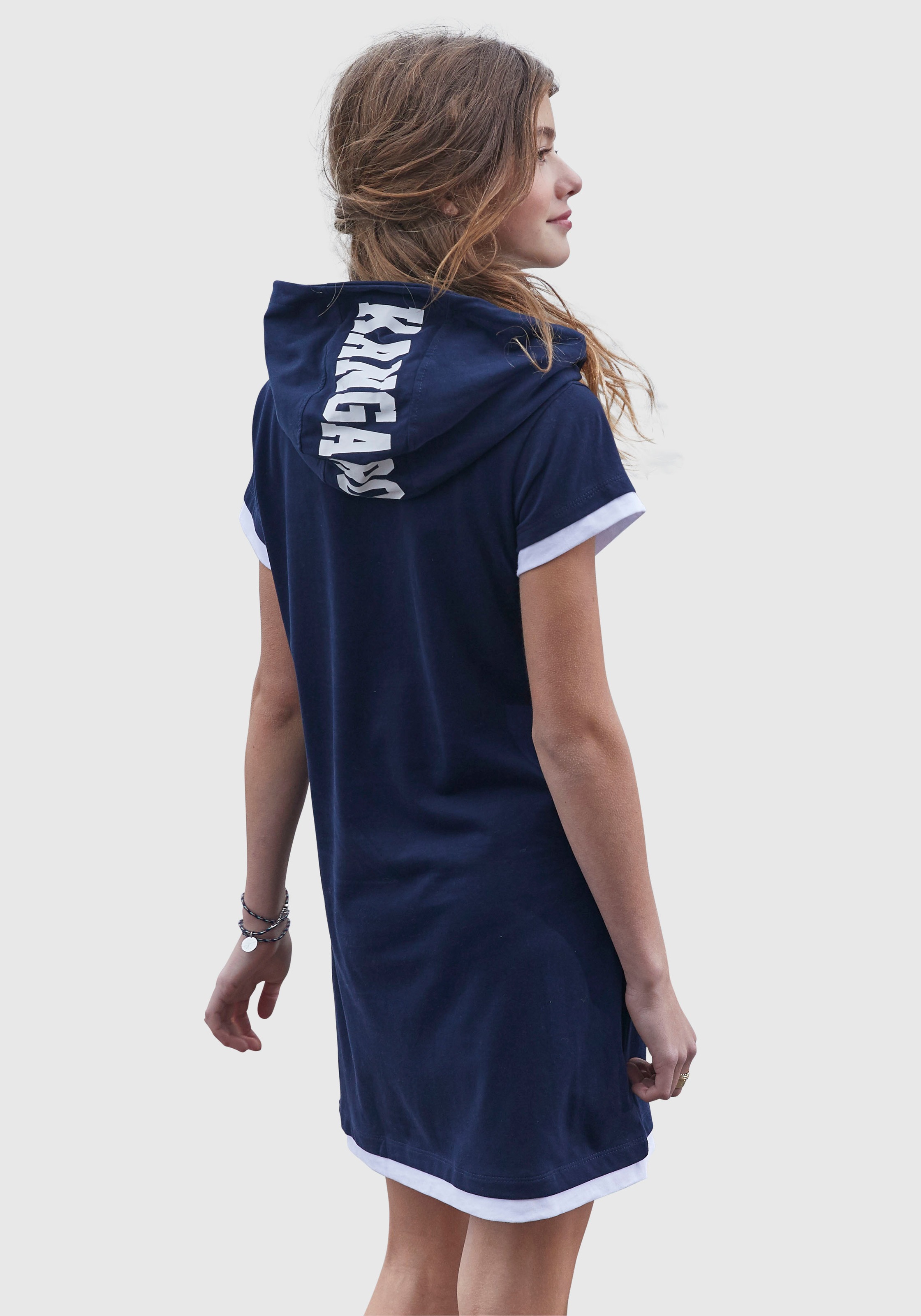KangaROOS Jerseykleid, mit bedruckter Kapuze kaufen