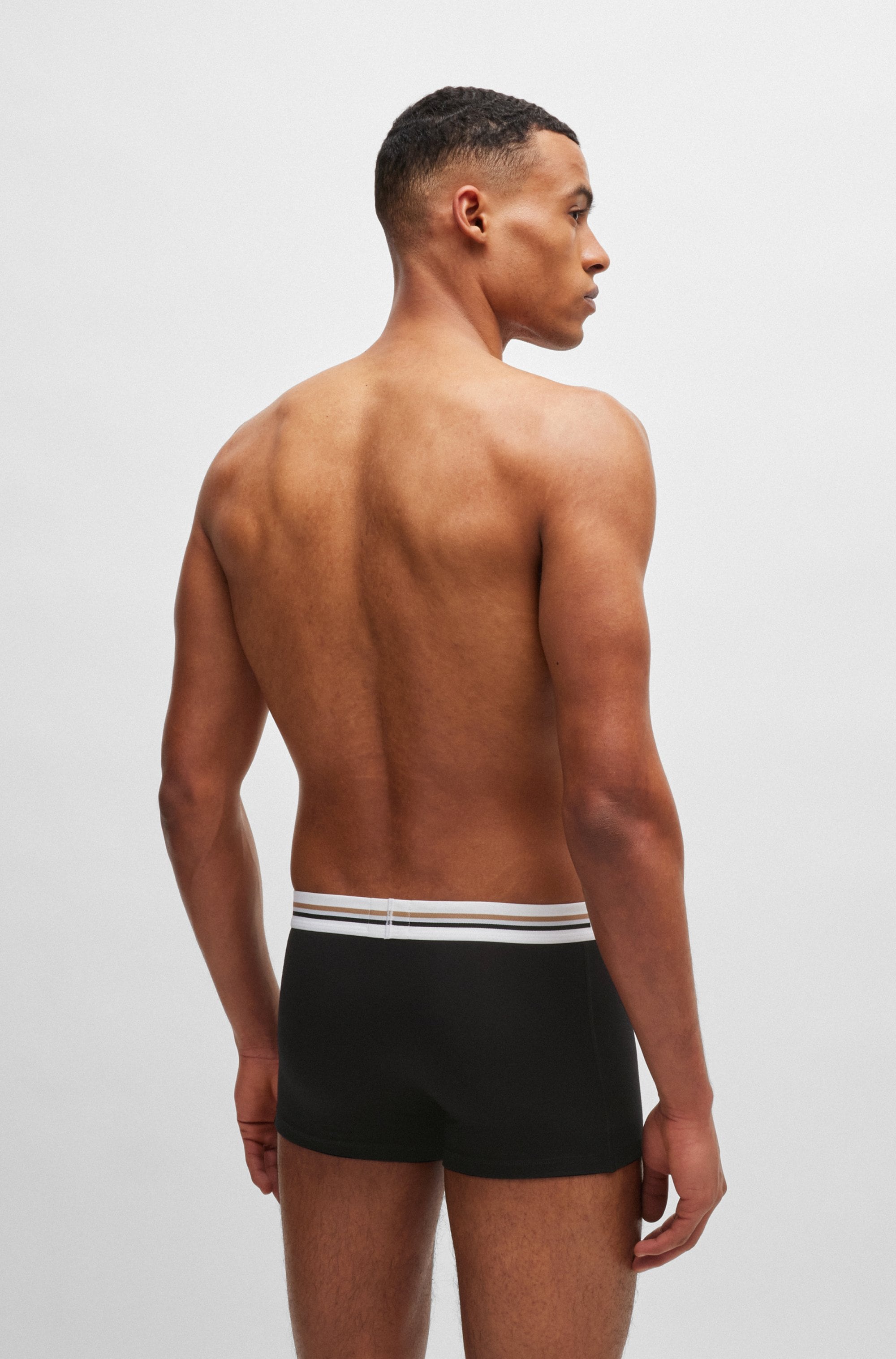 BOSS Trunk »3P Reviv«, (3 St.), mit engem Bein