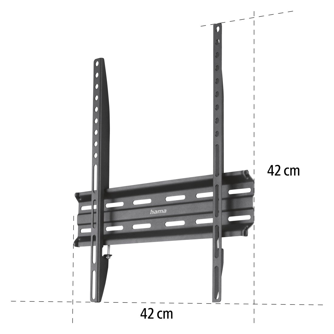 Hama TV-Wandhalterung »Wandhalterung (fix, VESA 400x400, 32"- 65")« bis 165 cm Zoll