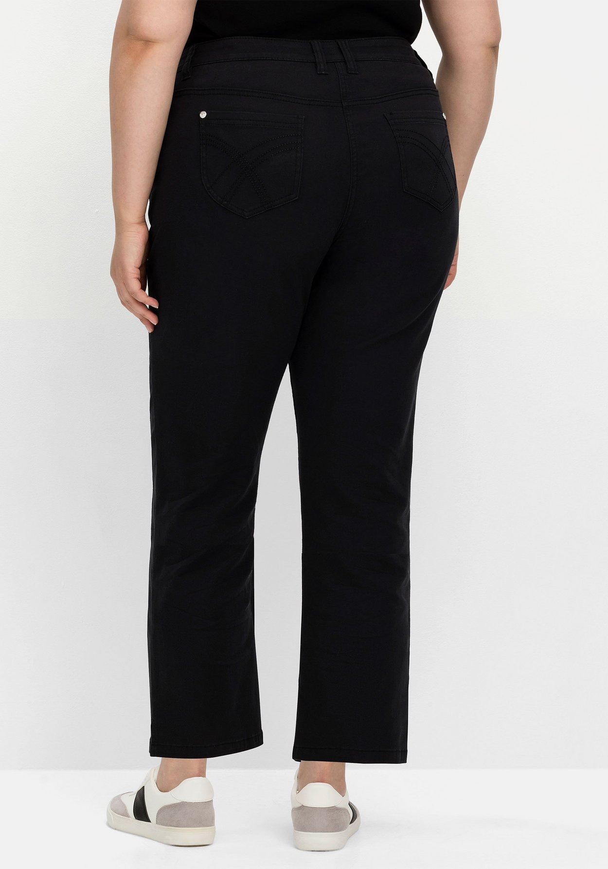 Sheego Stretch-Hose »Twillhose in knöchelfreier Länge«