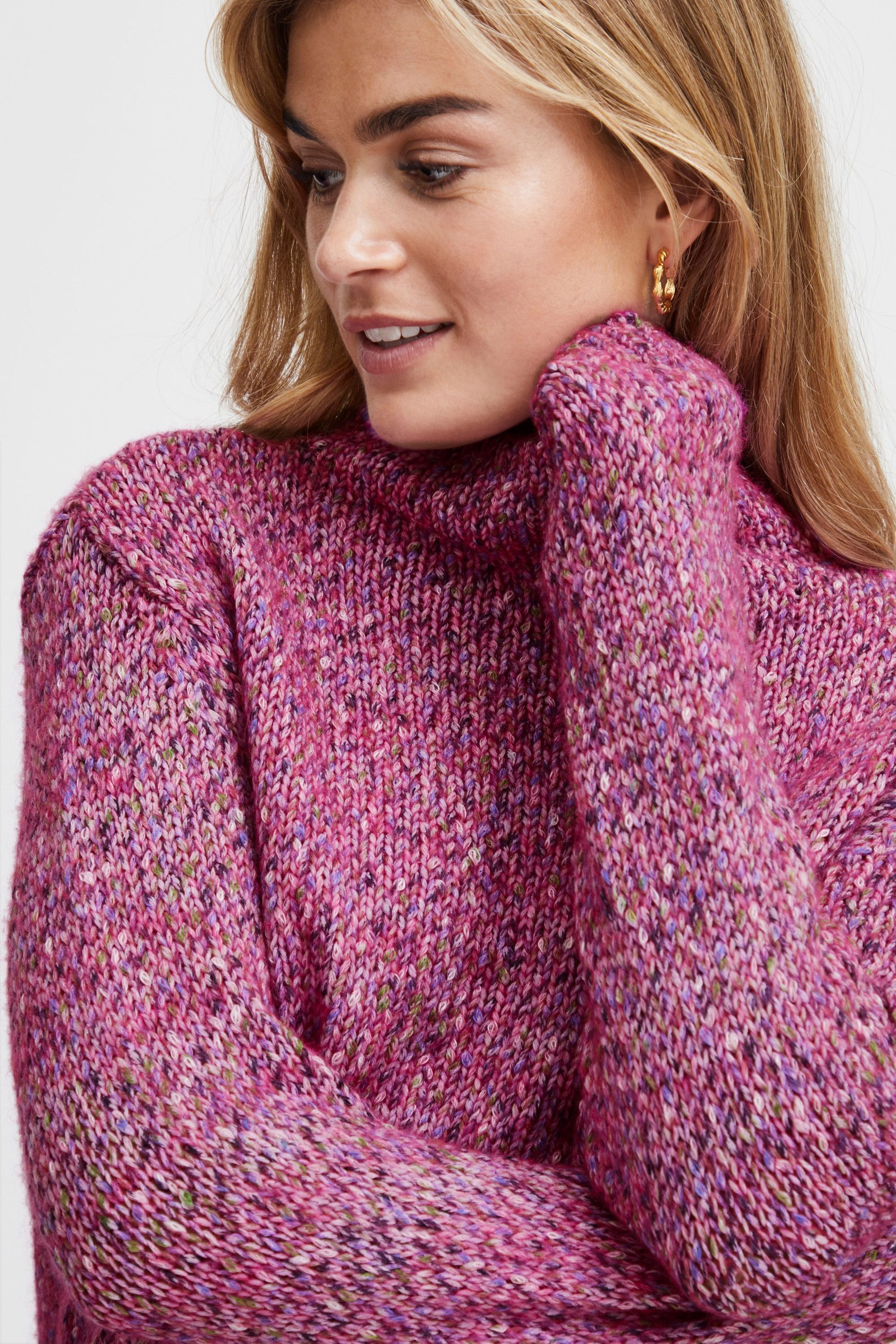 fransa Strickfleece-Pullover »Strickpullover FRSpotta«