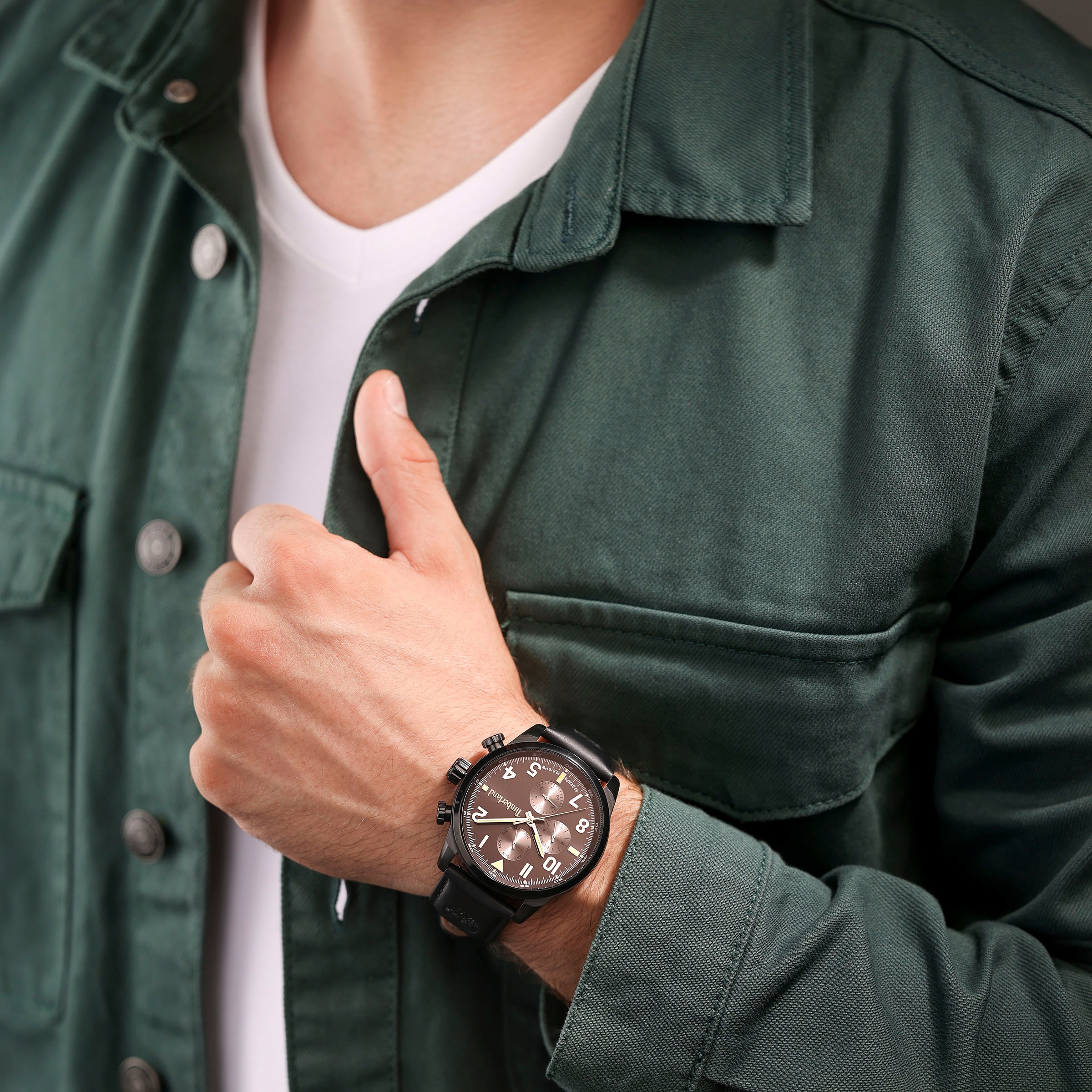 Timberland Multifunktionsuhr »HENNIKER II«, Armbanduhr, Quarzuhr, Herrenuhr, Datum