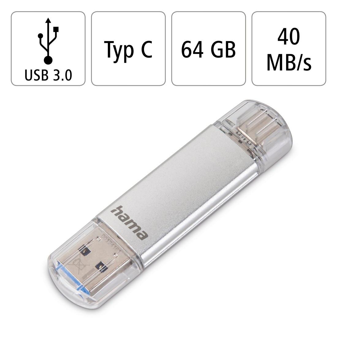 Hama USB-Stick »C-Laeta, Type-C USB 3.1/USB 3.0«, (USB 3.1)