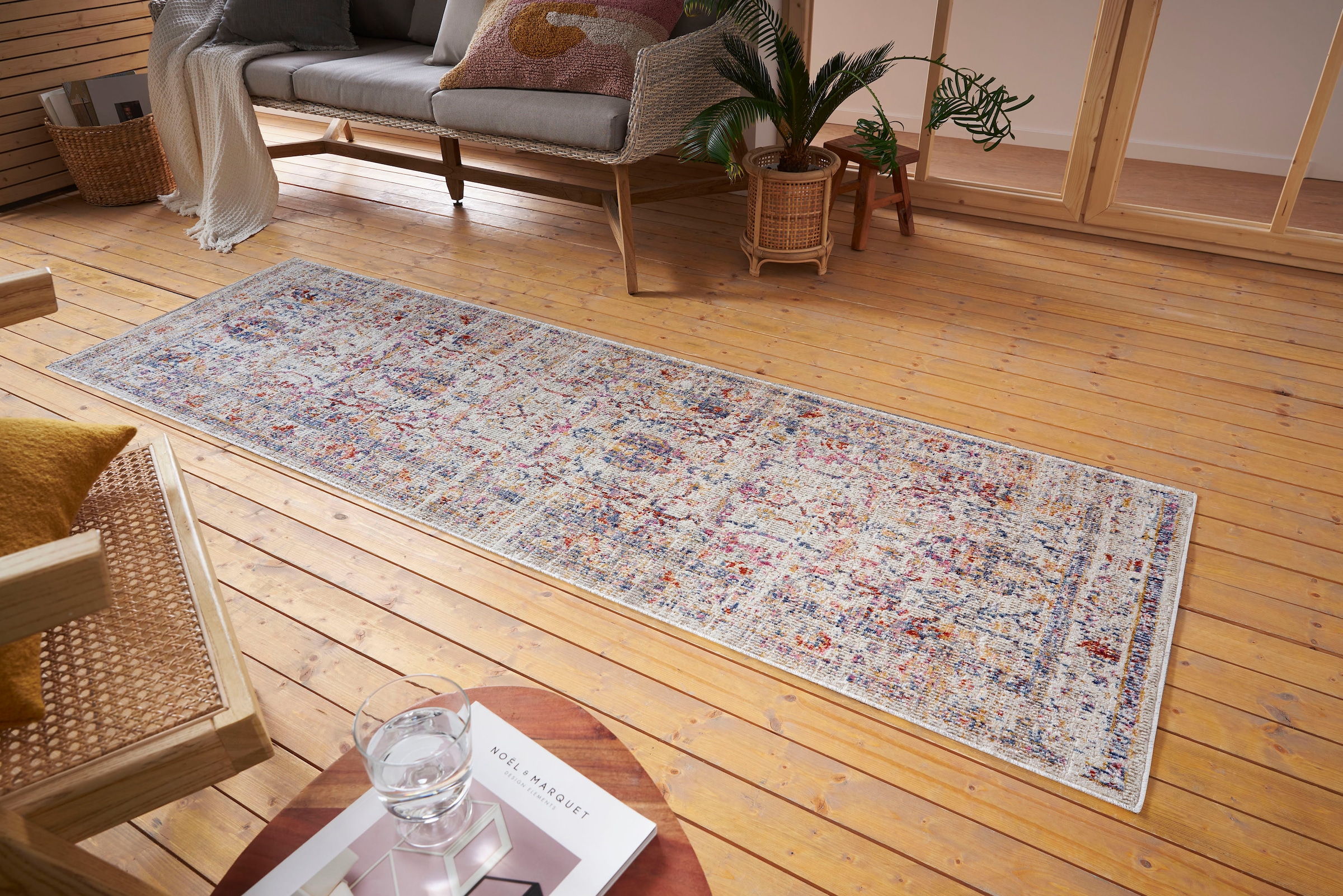 HANSE Home Teppich »Luxor« rechteckig 3 mm Höhe In-& Outdoor, Läufer, wetterfest, Balkon, Wohnzimmer, Orient