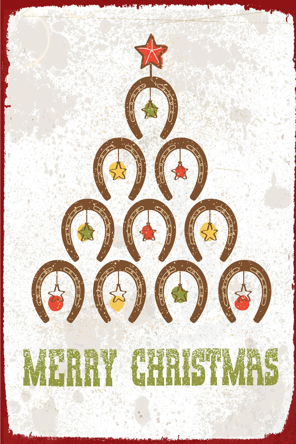 queence Metallbild »Christmas Stars« 1 Stk. tlg. Stahlschilder