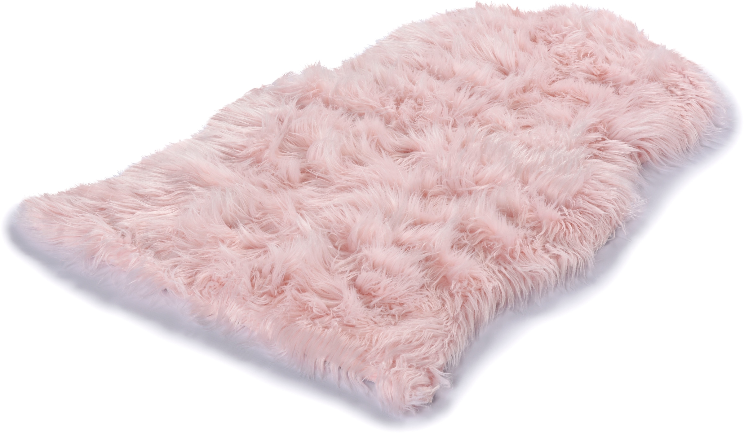 Gino Falcone Fellteppich »Mia«, fellförmig, 75 mm Höhe, Kunstfell, Hochflor - besonders weich durch Microfaser