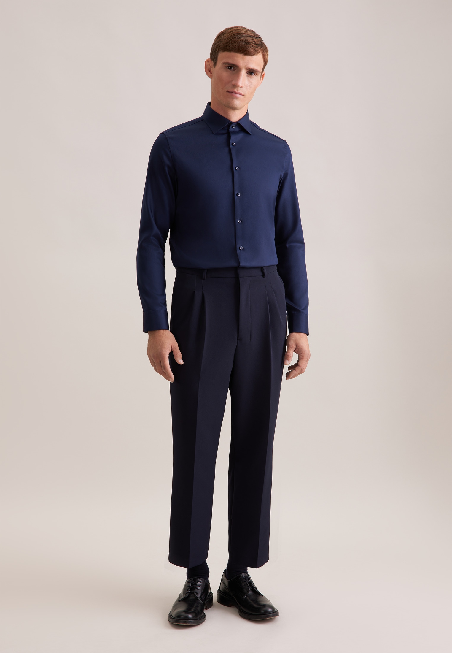 seidensticker Businesshemd »Schwarze Rose« Slim 1/1 Kentkragen Uni