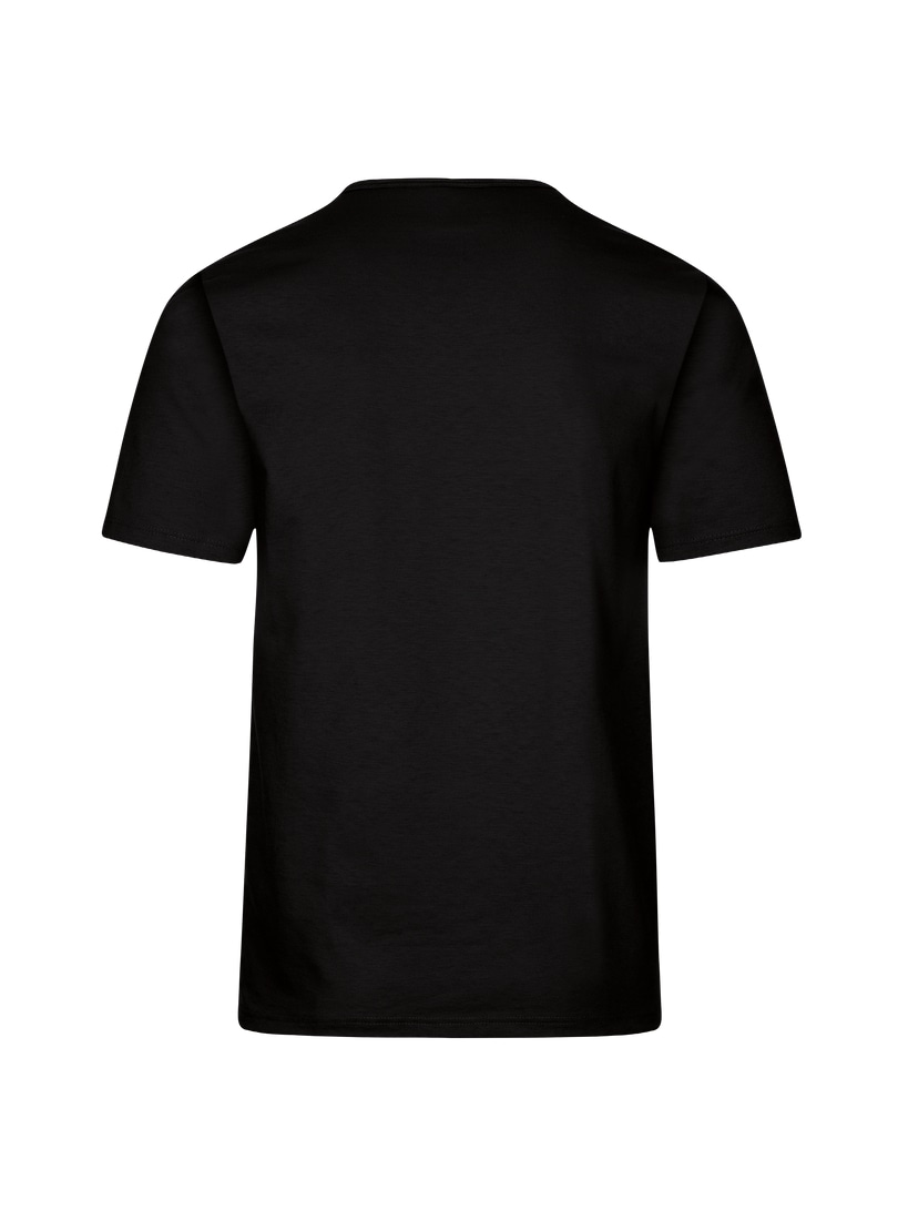 Baumwolle« T-Shirt »TRIGEMA DELUXE bei Knopfleiste bestellen online mit T-Shirt OTTO Trigema