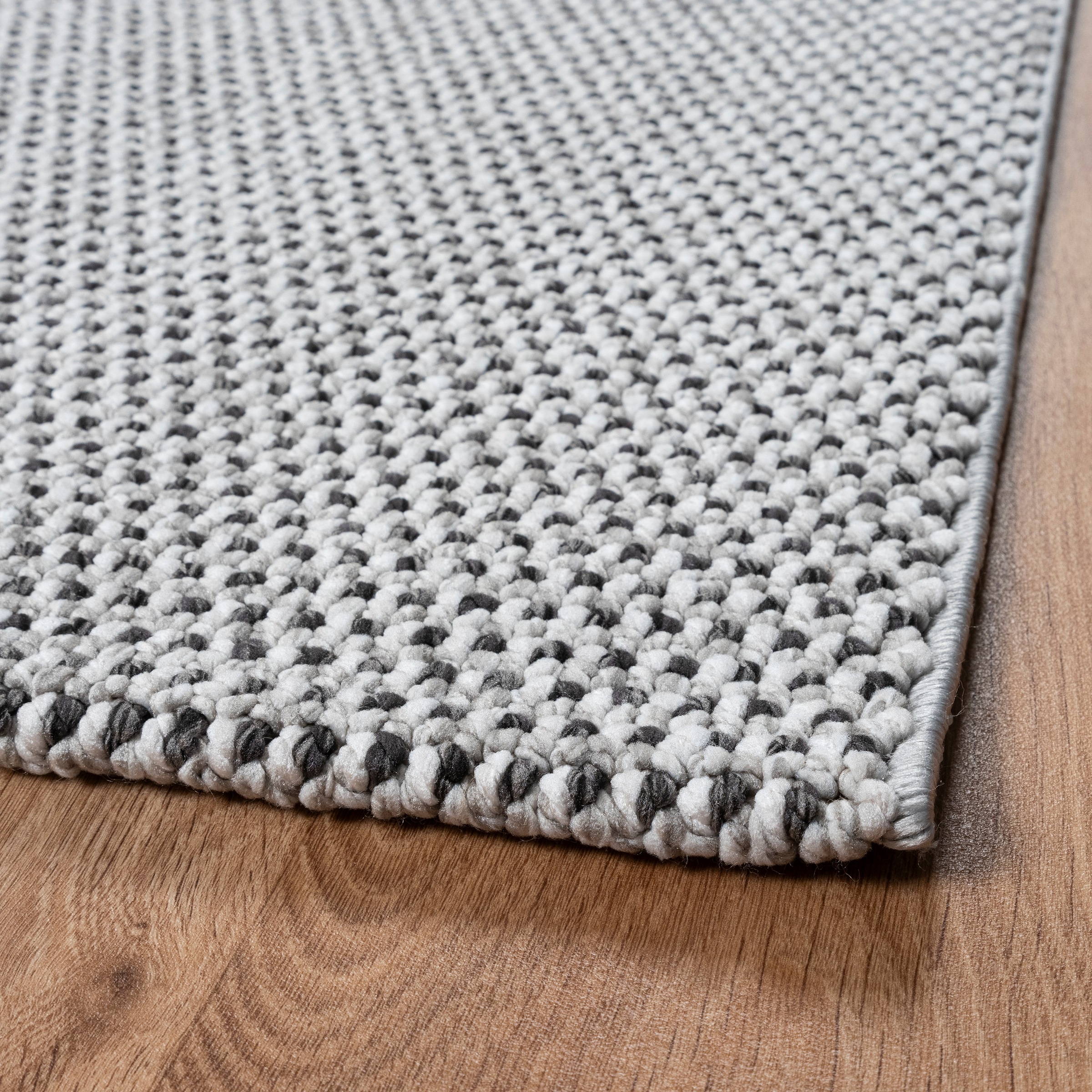 Sanat Teppich »Lora Plus , auch als Läufer« rechteckig 5 mm Höhe Kurzflor, uni, gekettelt, Wohnzimmer, Kinderzimmer