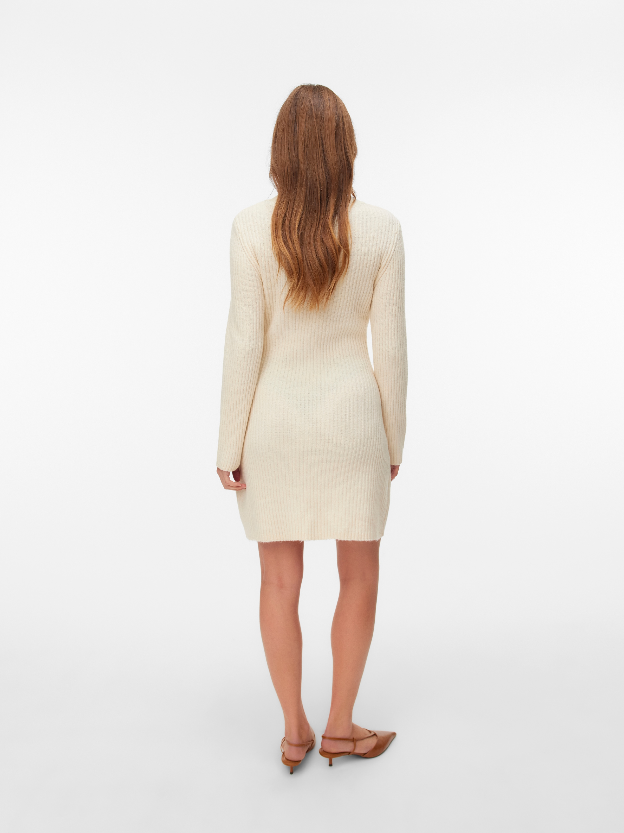 Vero Moda Minikleid »VMJOSANNA LS SHORT DRESS NOOS« Materialmix, regular fit