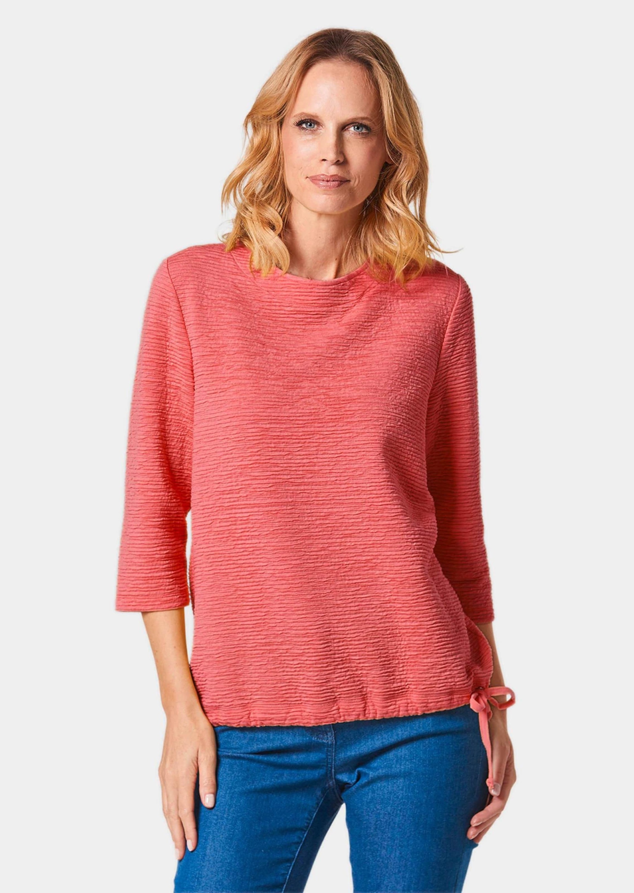 GOLDNER Kurzarmshirt »Gerades, bequemes Halbarm T-Shirt«