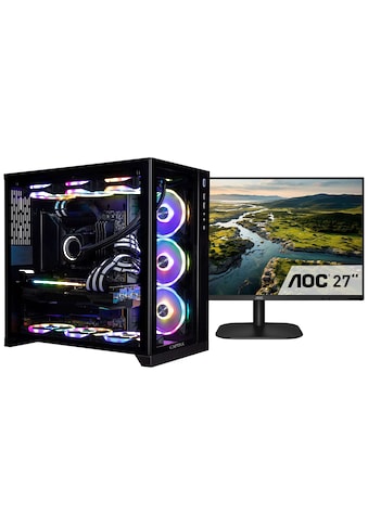 Gaming-PC-Komplettsystem »Advanced Gaming I75-608 TFT Bundle«