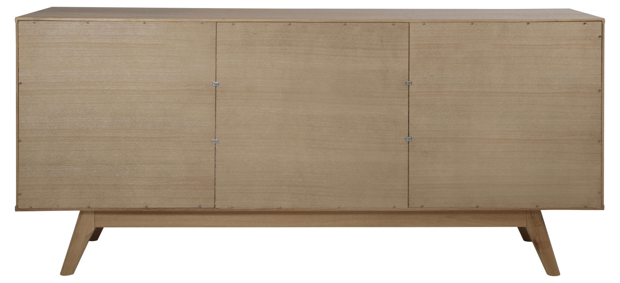 ACTONA GROUP Sideboard »Marte«, Anrichte, Eiche/Furnier, 2 Schiebetüren, 4 Schubladen, Breite 180 cm